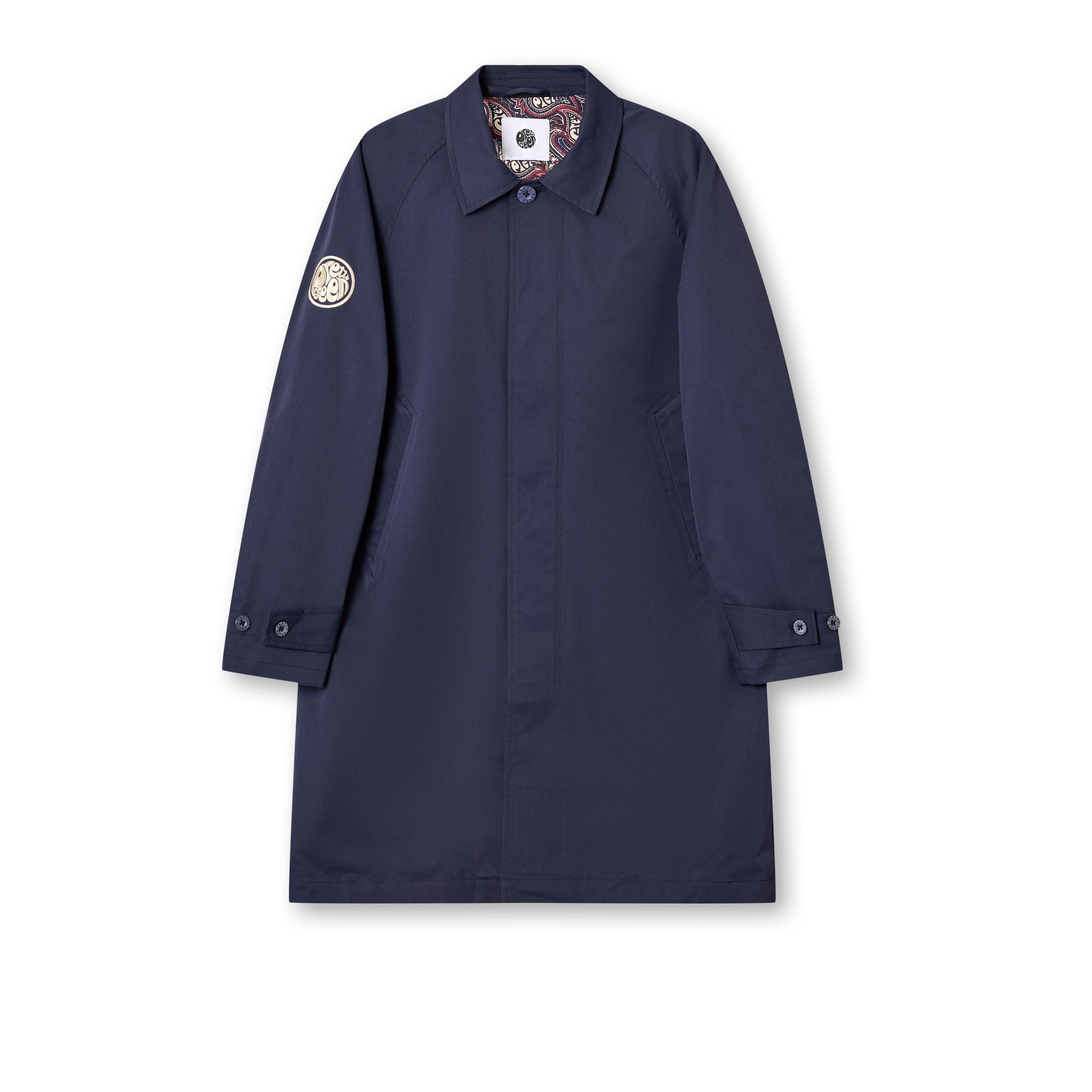 Marineblå - Pretty Green - Men's Didsbury Weather-Resistant Mac - 1