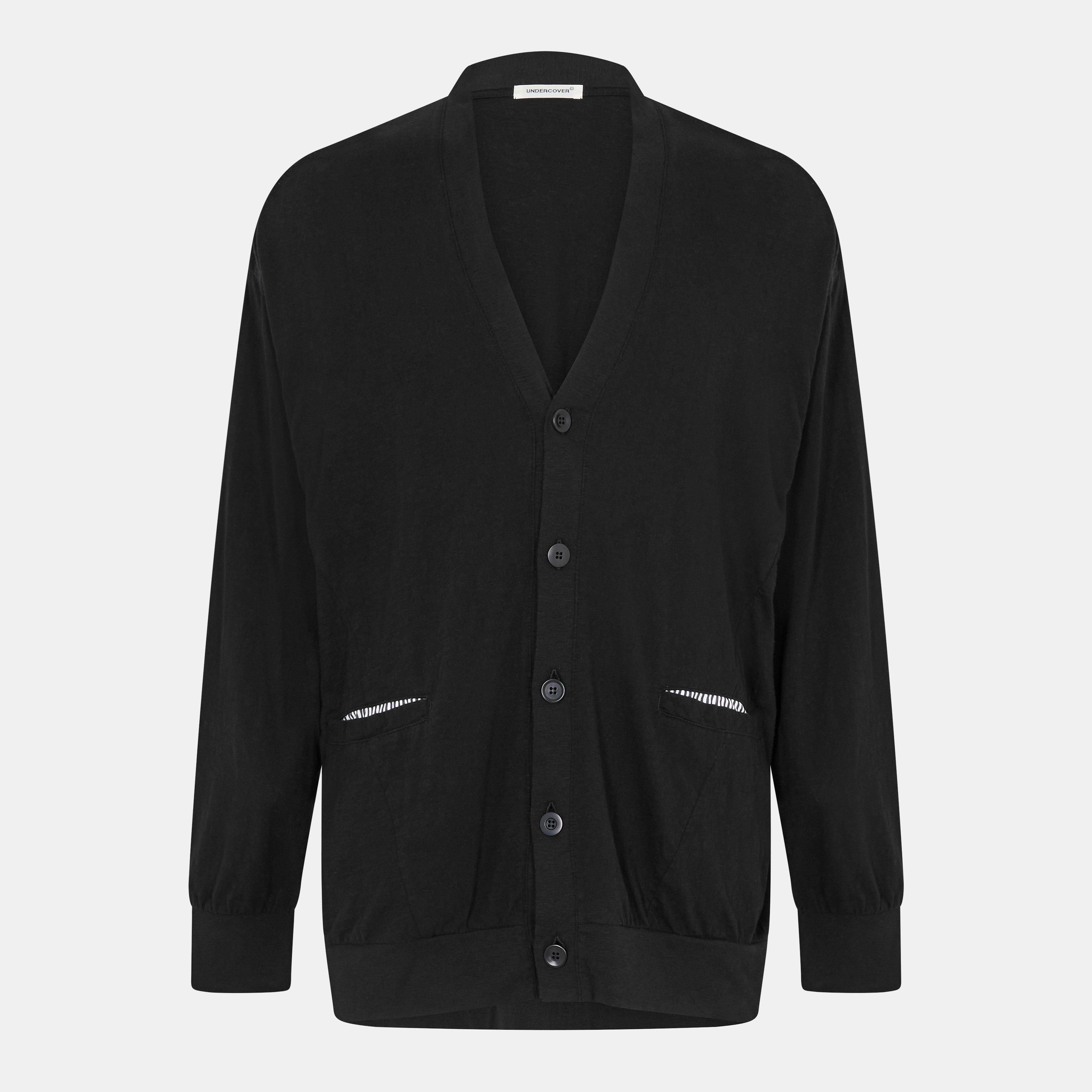 Black - Undercover - Men's Standard Fit Cardigan - 1