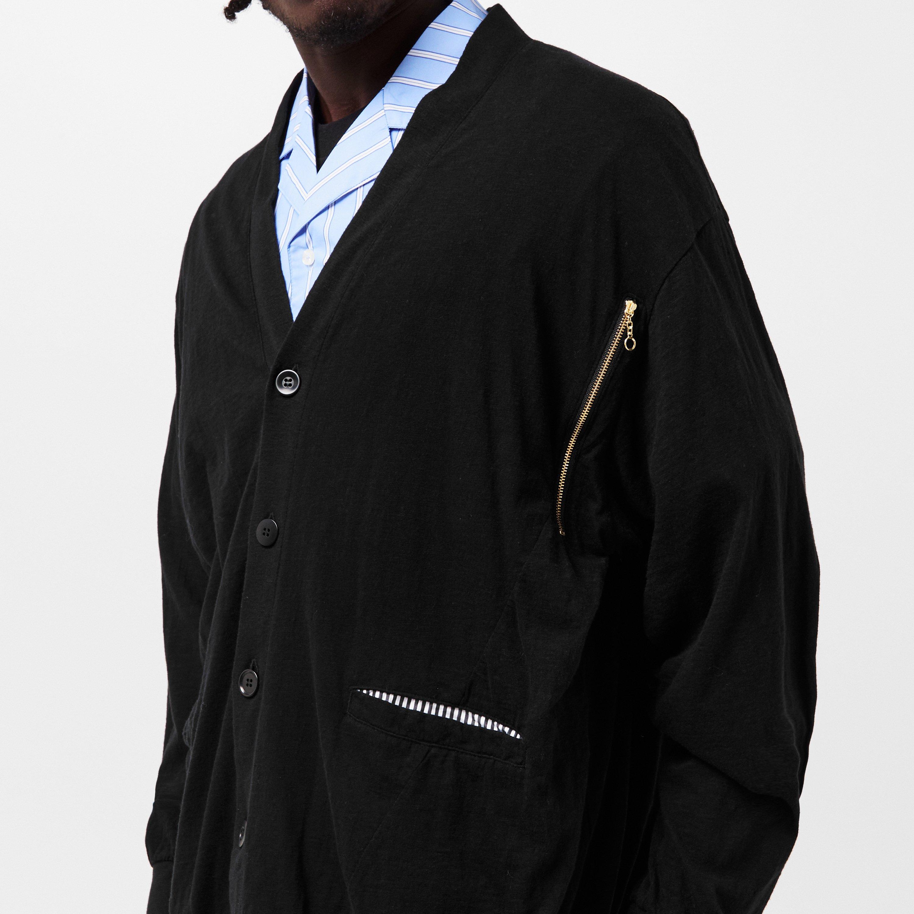 Black - Undercover - Men's Standard Fit Cardigan - 5