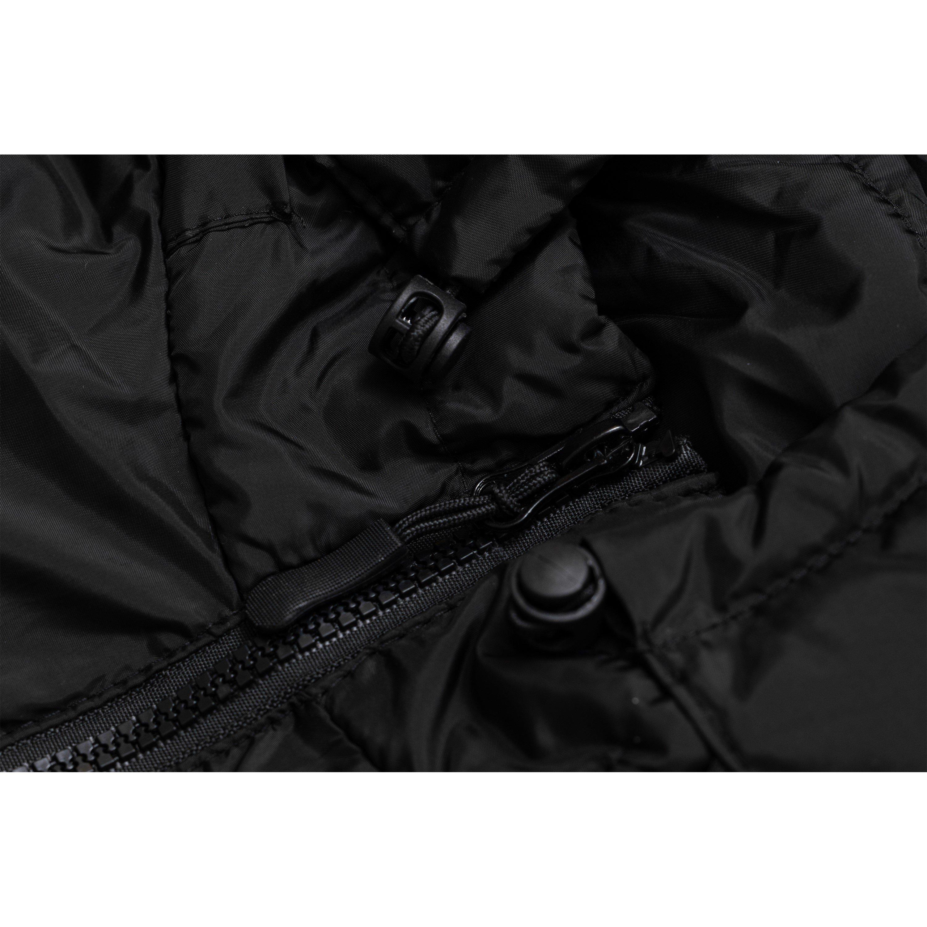 Zwart - Slazenger - Mens Slaz Hooded Thigh Length Medium Puffer Jacket - 4