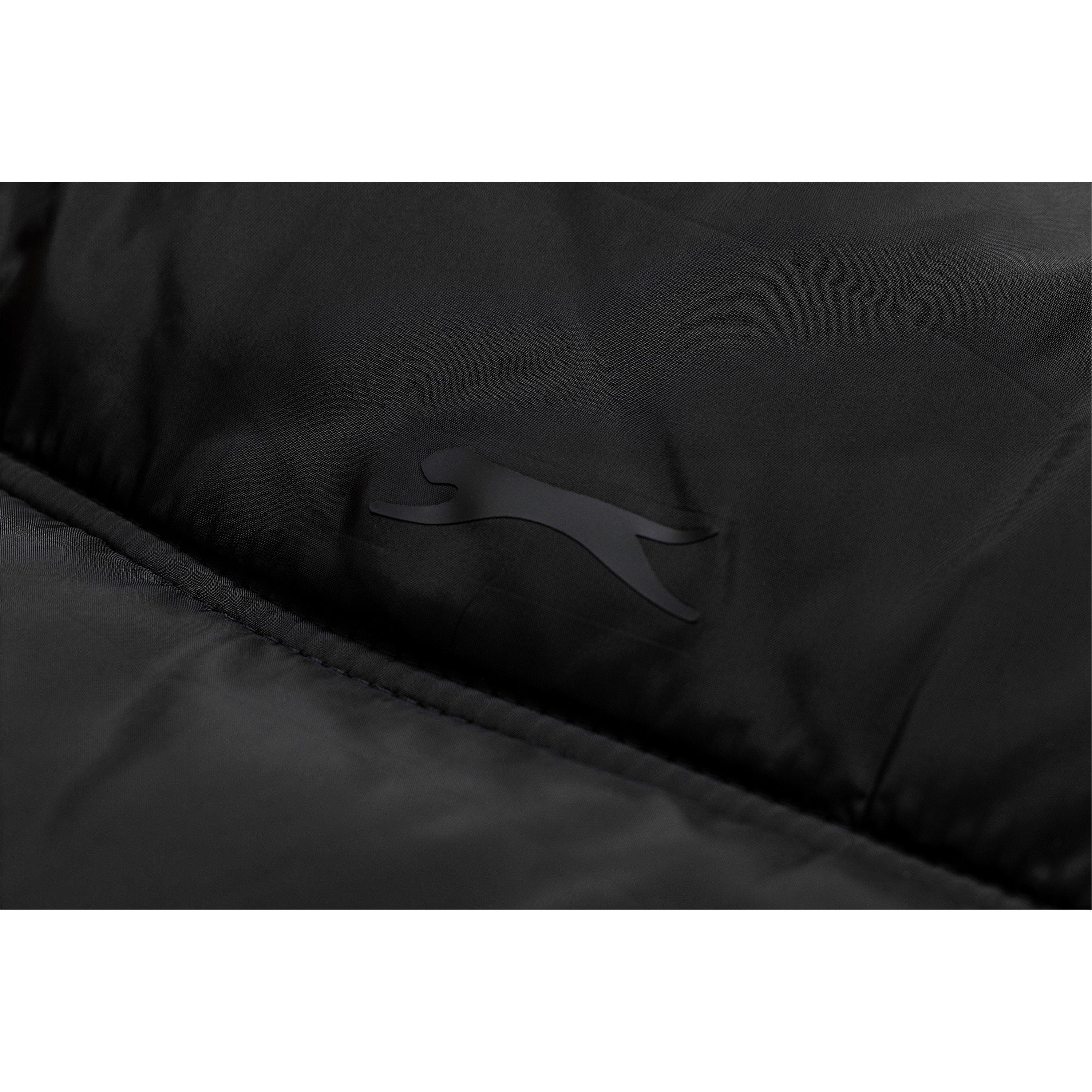 Zwart - Slazenger - Mens Slaz Hooded Thigh Length Medium Puffer Jacket - 6