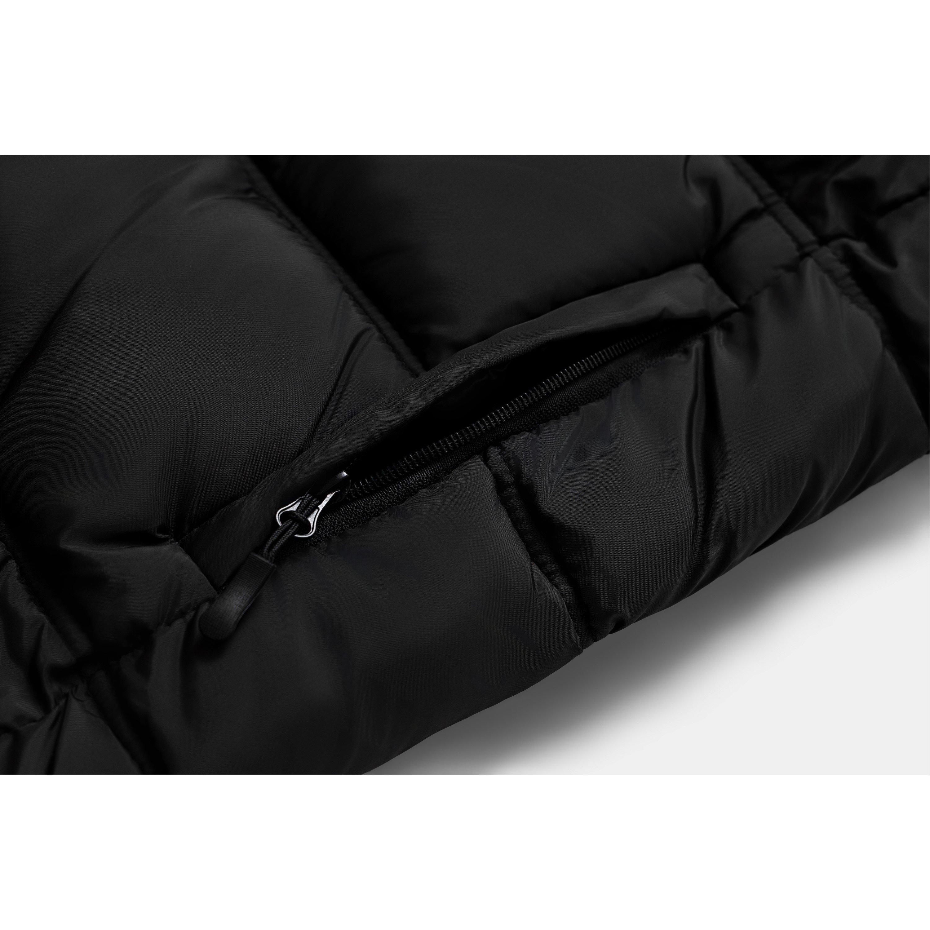 Zwart - Slazenger - Mens Slaz Hooded Thigh Length Medium Puffer Jacket - 7
