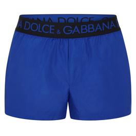 Dolce and Gabbana Logo Swim Shorts