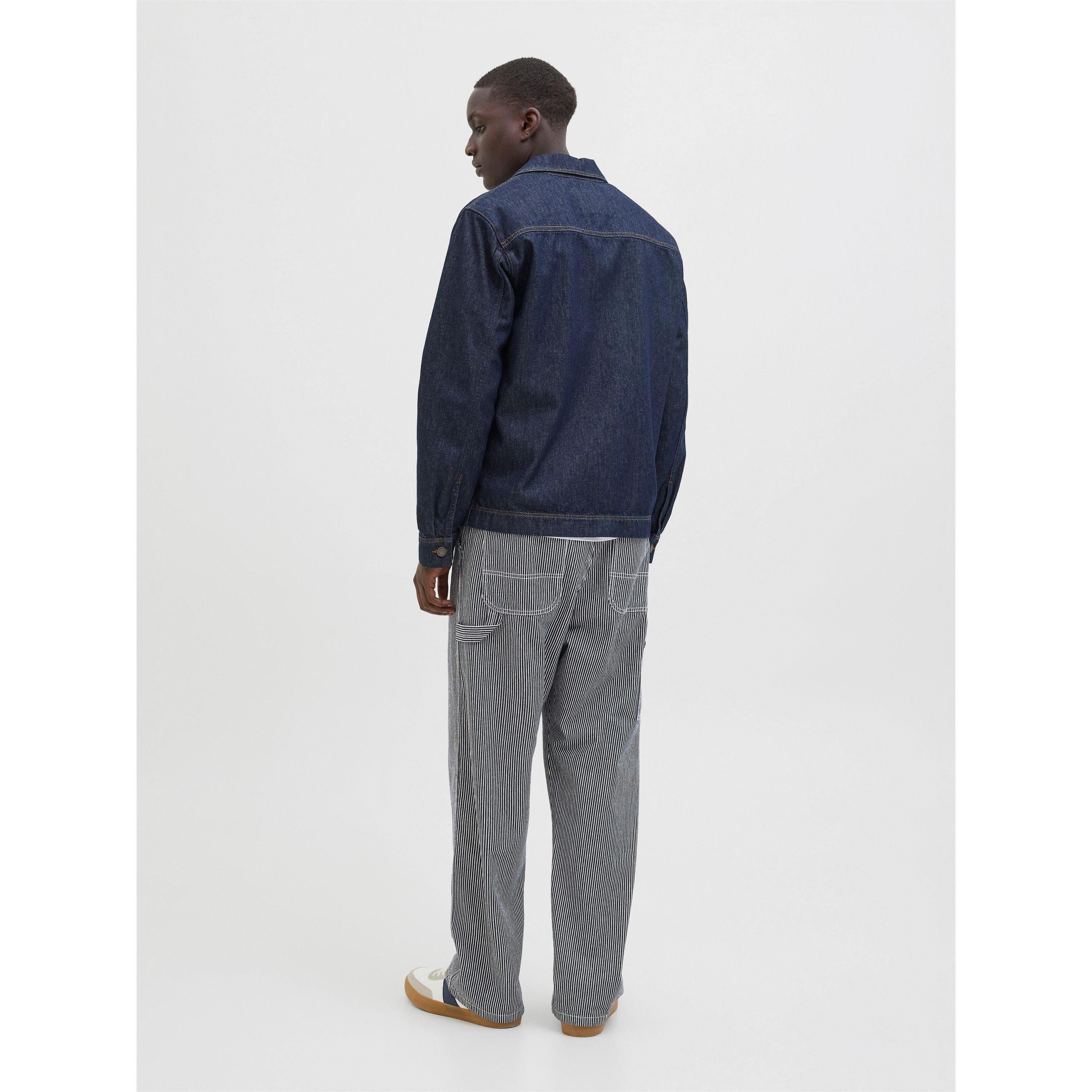 Jack and Jones | Hickory Stripe Carpenter Pants | Wide Jeans