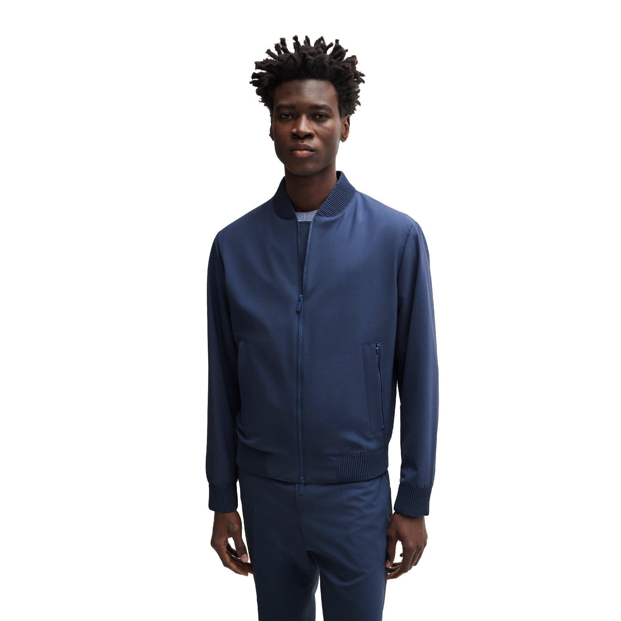Navy - Boss - Men's Formal Jacket - 1
