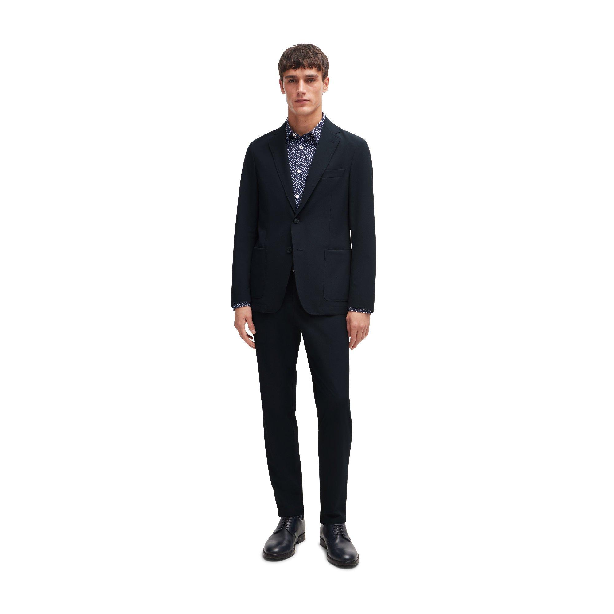 Dark Blue - Boss - Men's Formal Jacket - 3