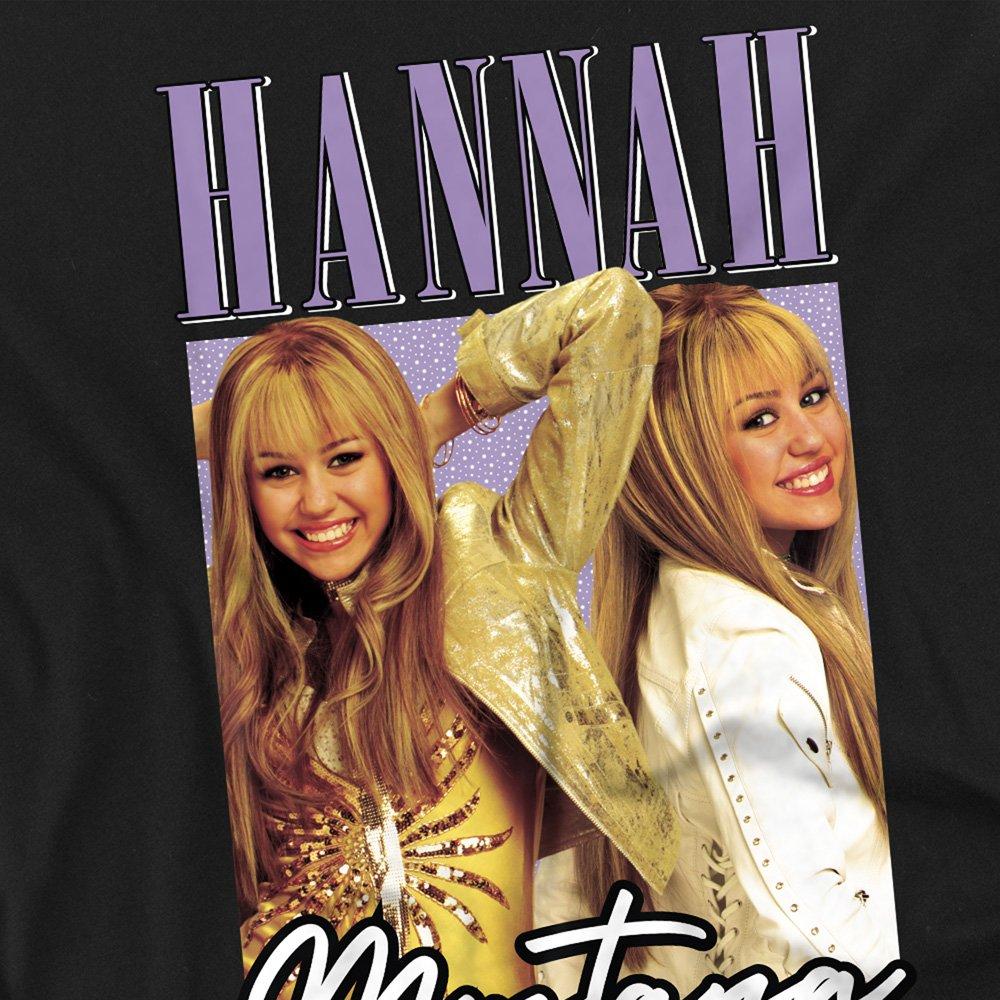 Black - Disney - Hannah Montana Montage Long Sleeve T Shirt Black - 2