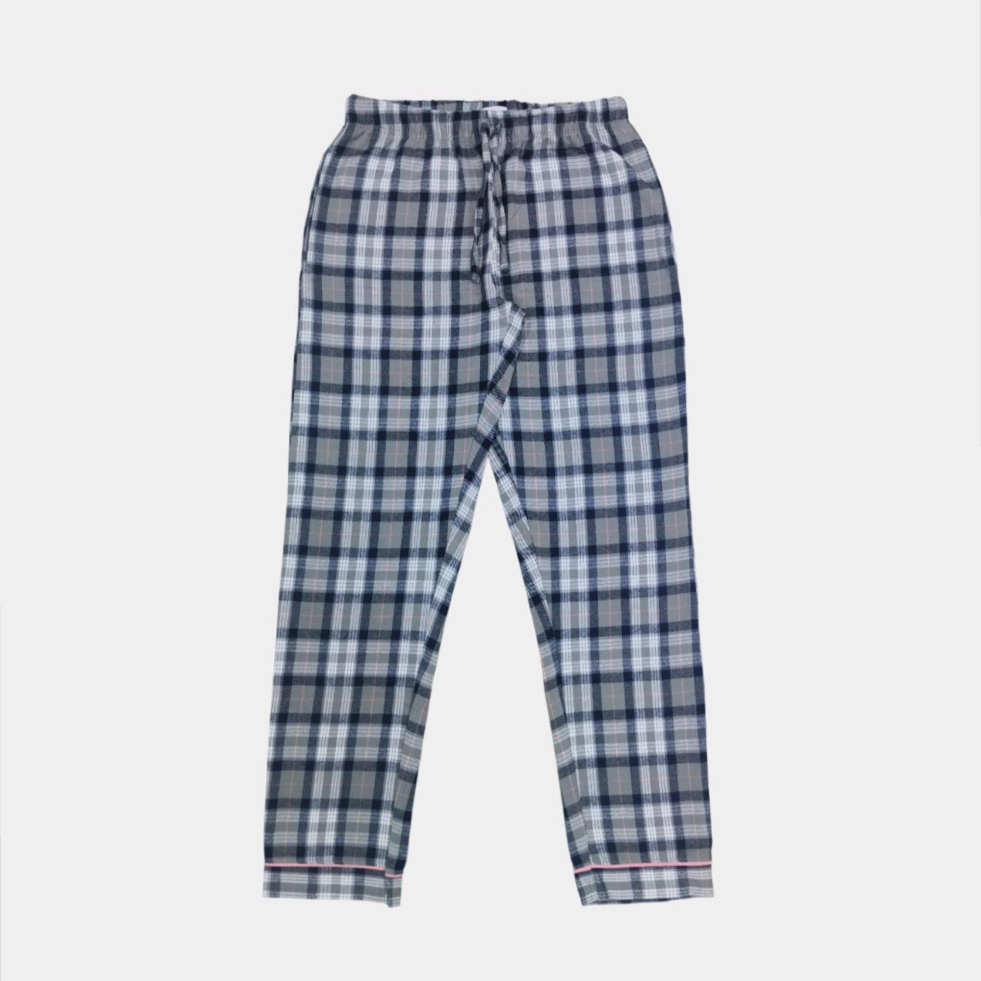 Grey/Pink - Linea - Star Cotton Long Sleeve Pyjama Set - 4