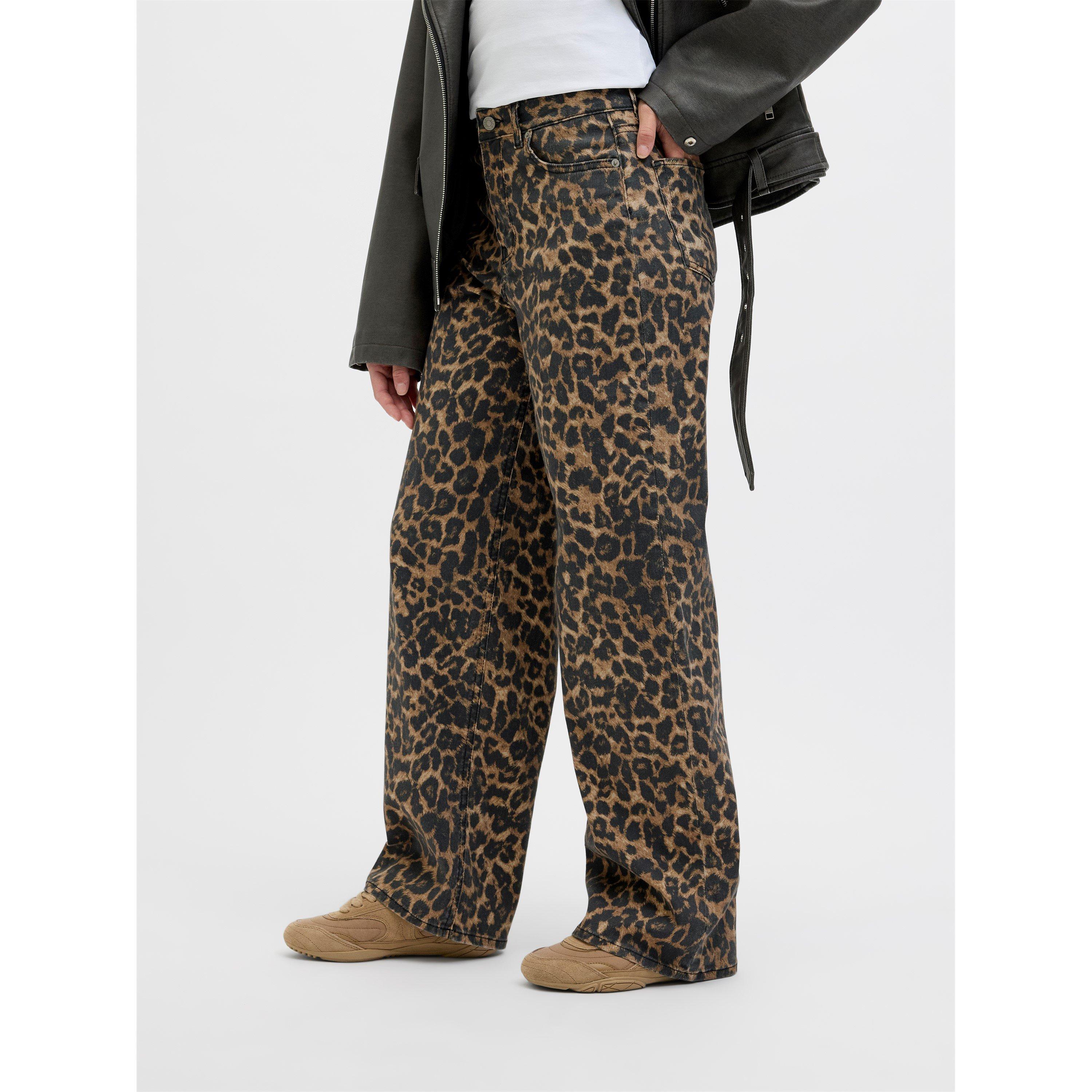 Cornstalk Leo - JJXX - Tokyo Leopard Wide Leg Jeans - 8