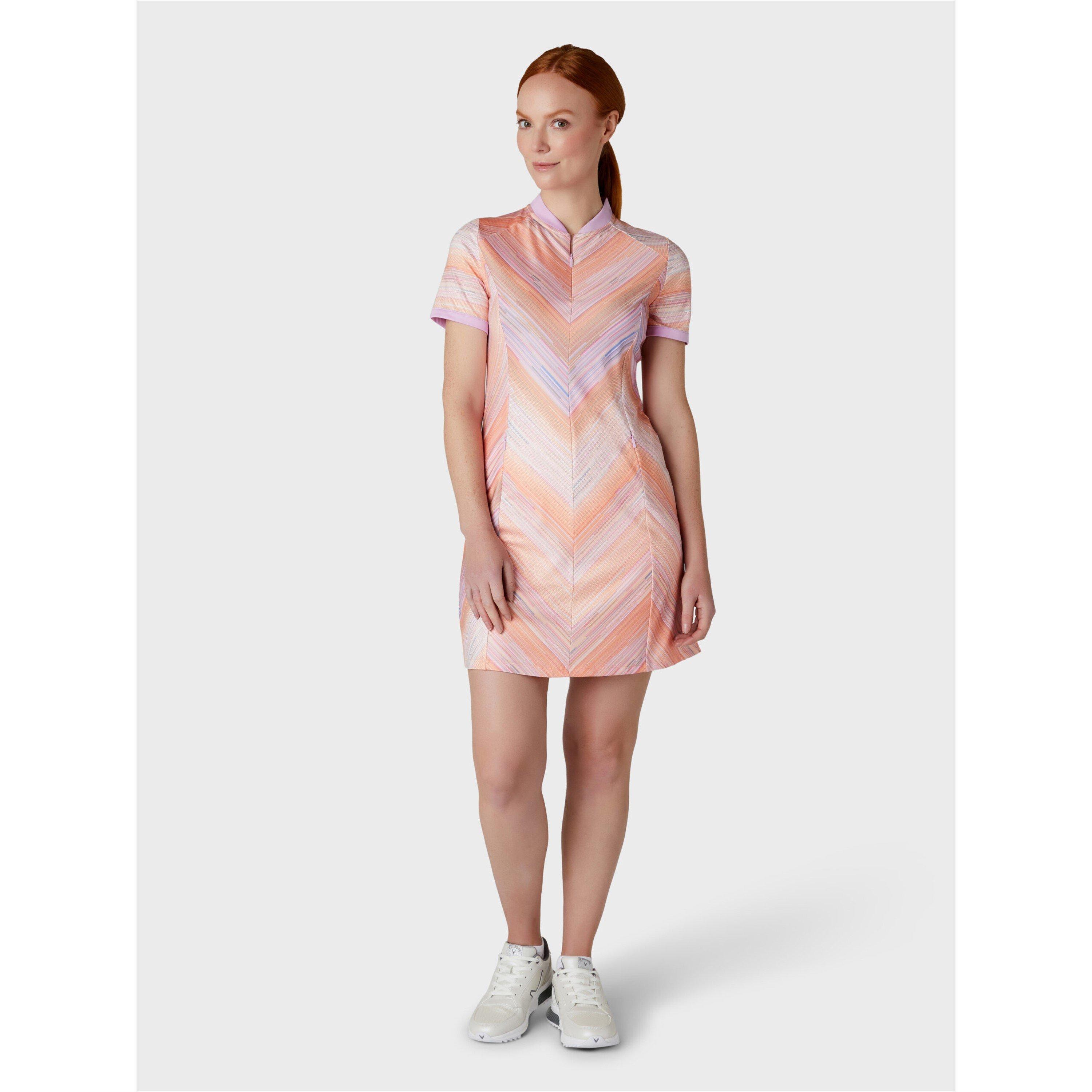 Papaya - Callaway - Short-Sleeve Golf Dress - 3