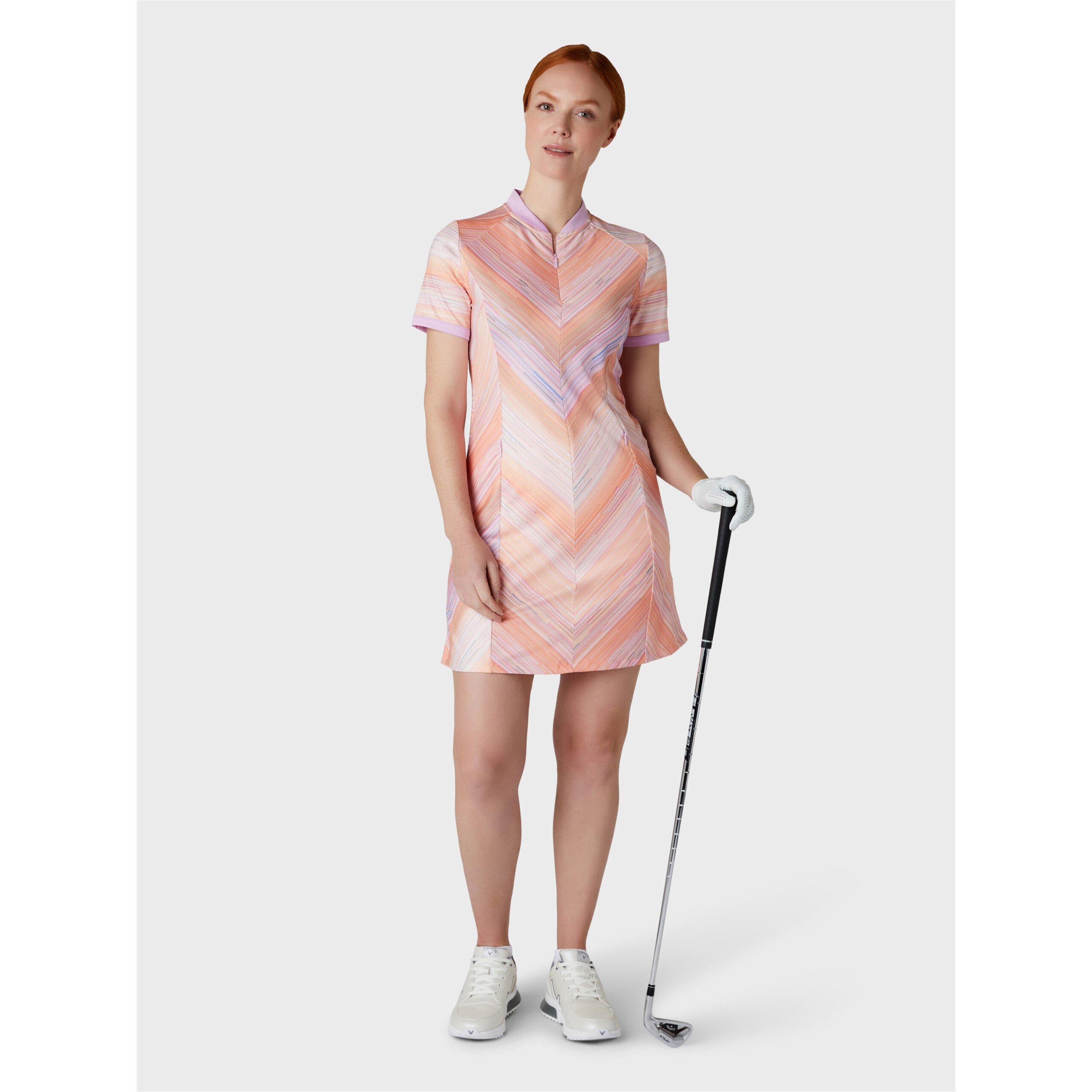 Papaya - Callaway - Short-Sleeve Golf Dress - 5