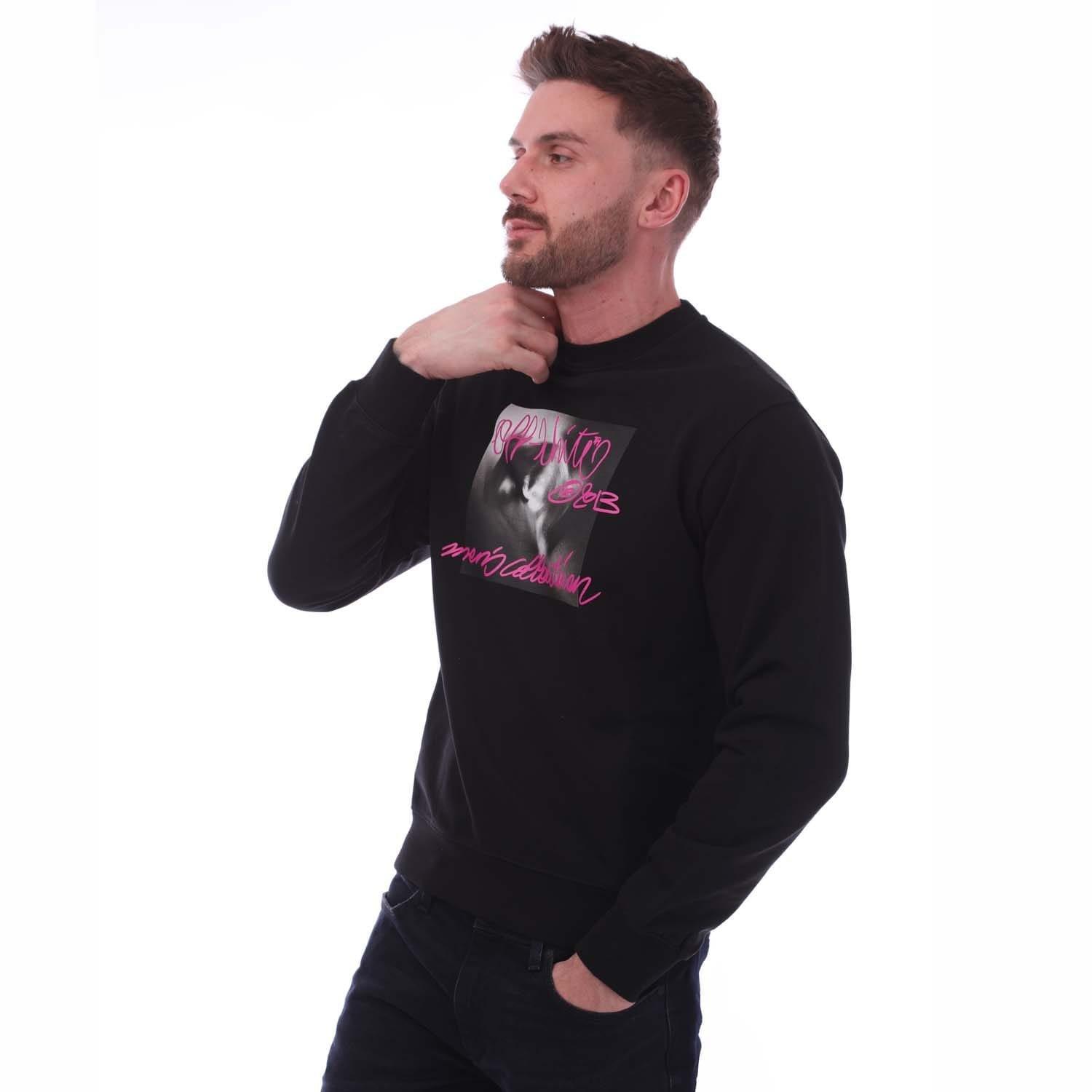 Black Pink - Off White - Tornado Type Slim Crewneck Sweatshirt - 1