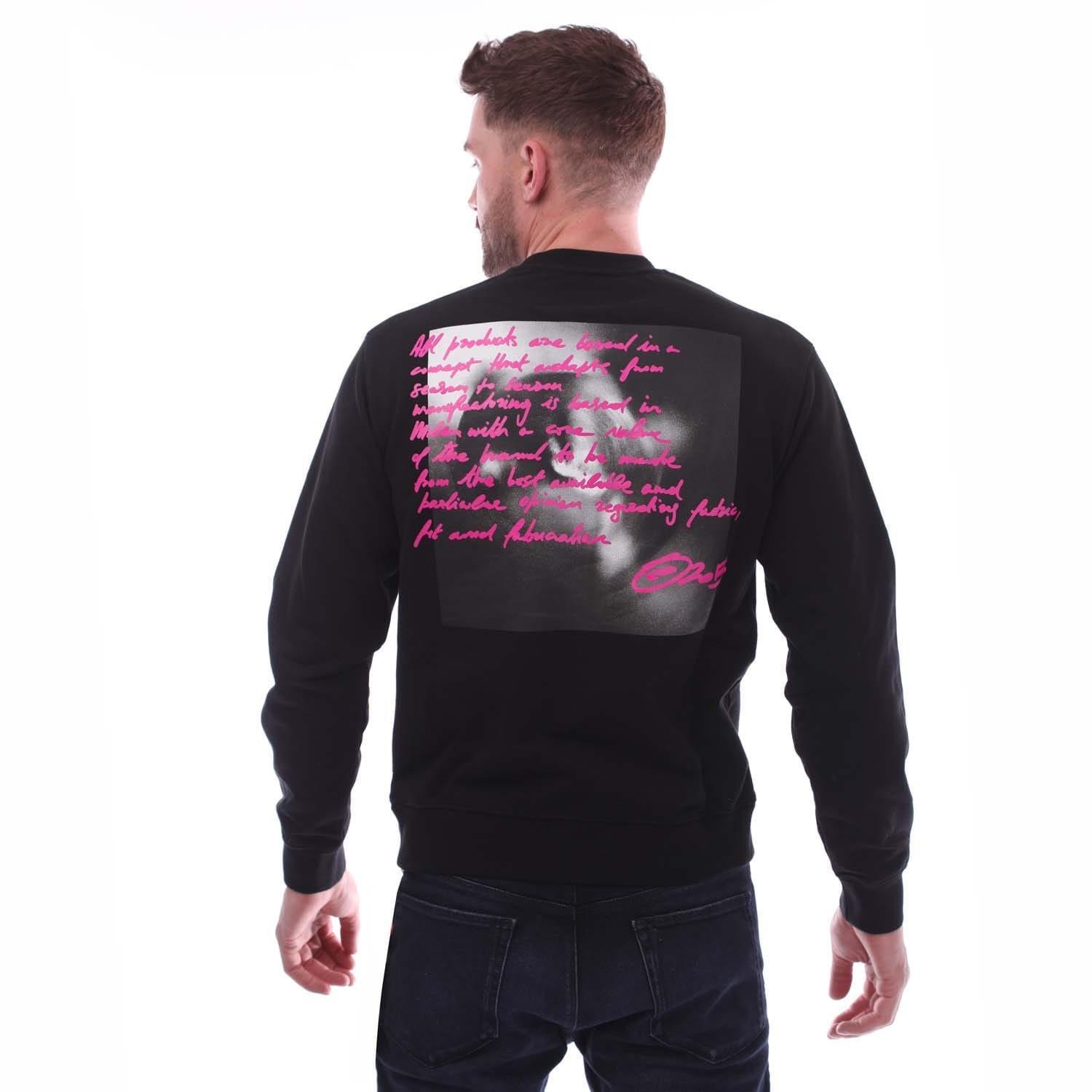 Black Pink - Off White - Tornado Type Slim Crewneck Sweatshirt - 2