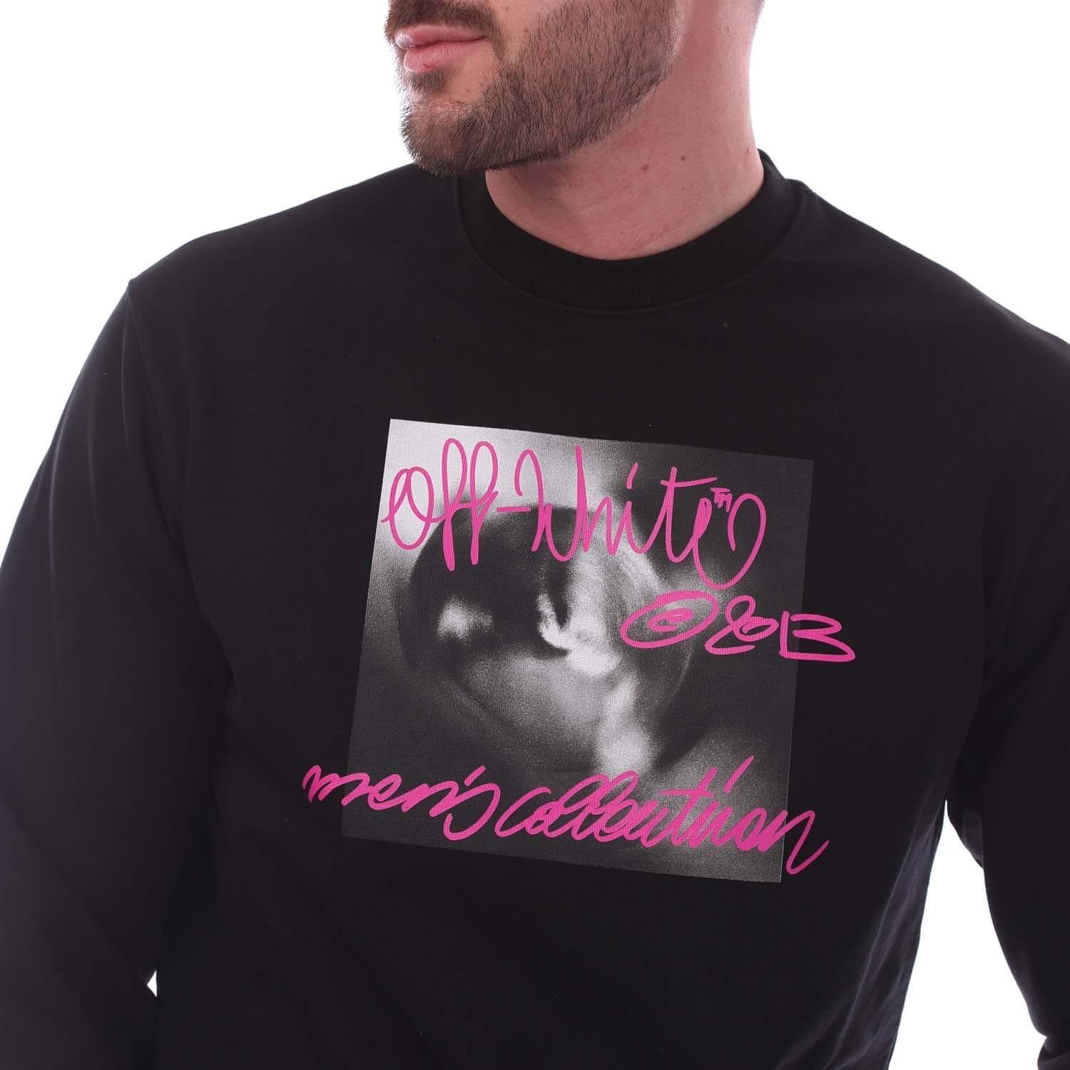 Black Pink - Off White - Tornado Type Slim Crewneck Sweatshirt - 4