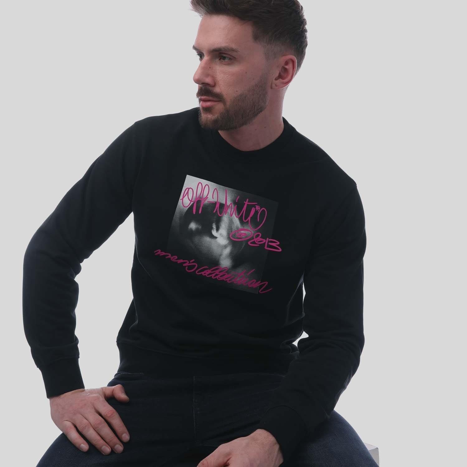 Black Pink - Off White - Tornado Type Slim Crewneck Sweatshirt - 5