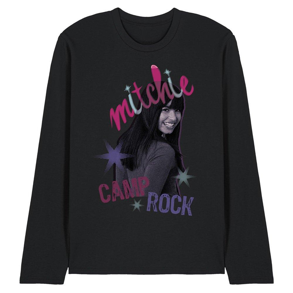 Black - Disney - Camp Rock Mitchie Airbrush Long Sleeve T Shirt Bl - 1