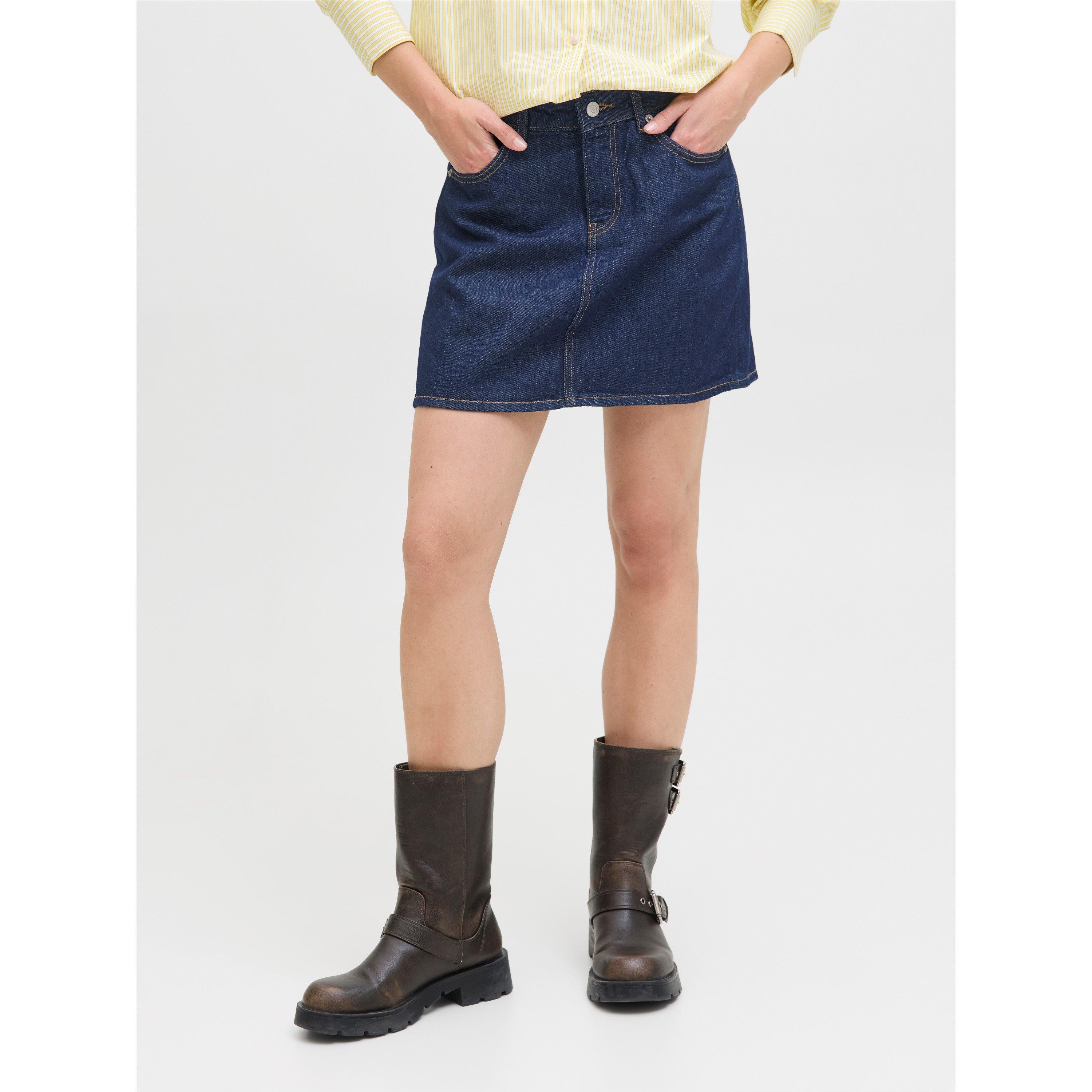 Donkerblauwe Denim - JJXX - Women's Denim Skirt - 1