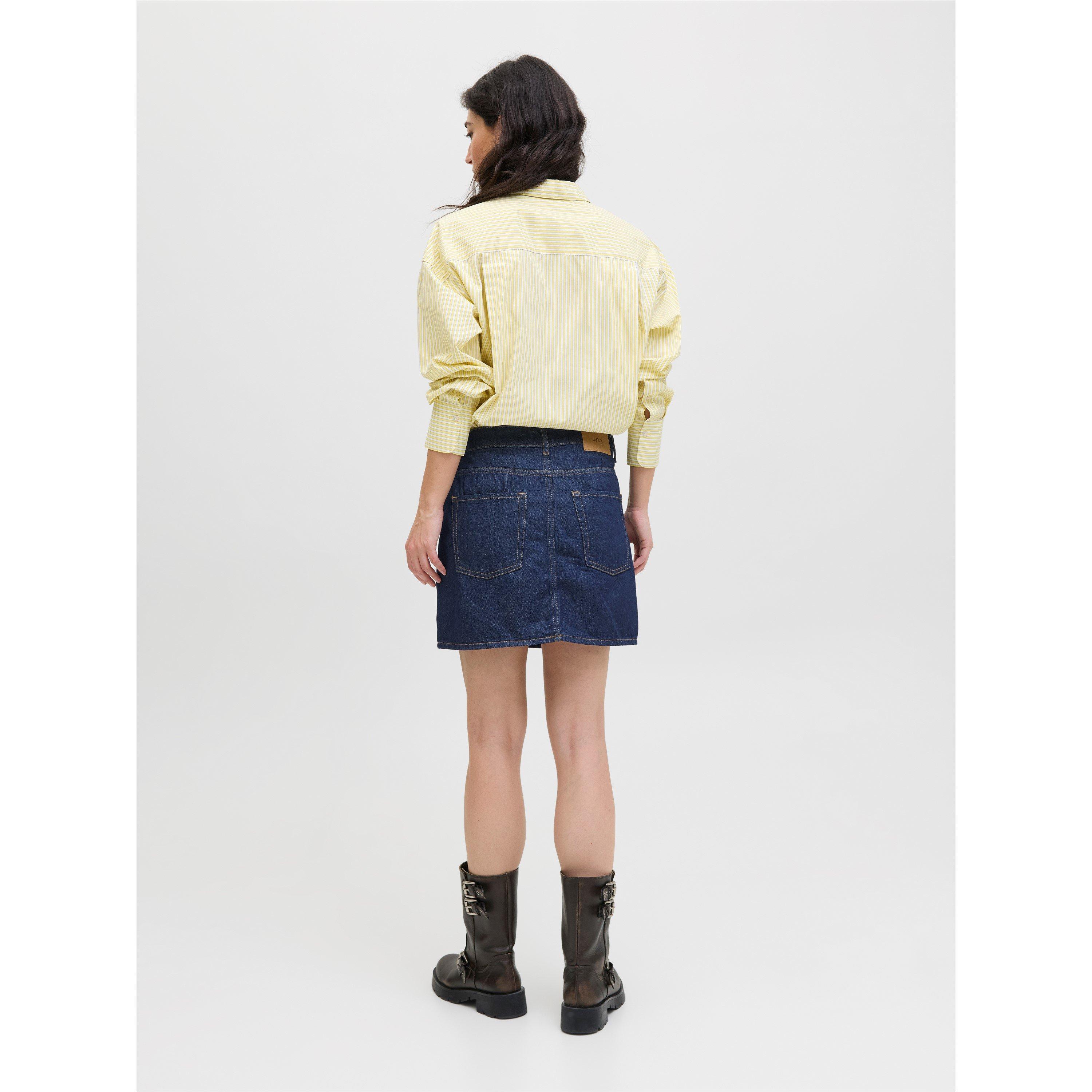 Dark Blue Denim - JJXX - Denim Skirt - 3