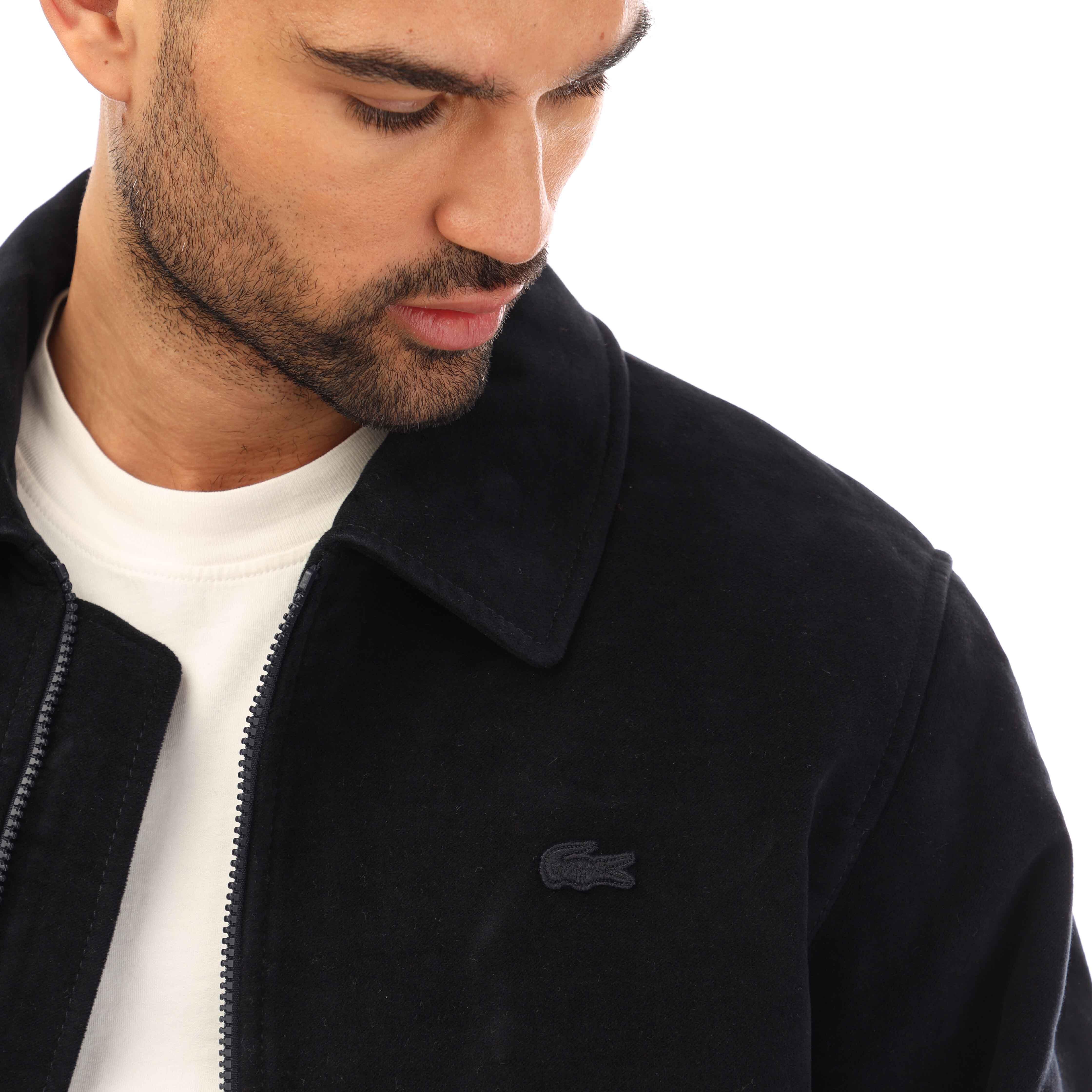 Abysm - Lacoste - Men's  Ribbed Bomber Jacket - 6