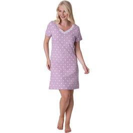 Camille Short Sleeved Knee Length Nightshirt