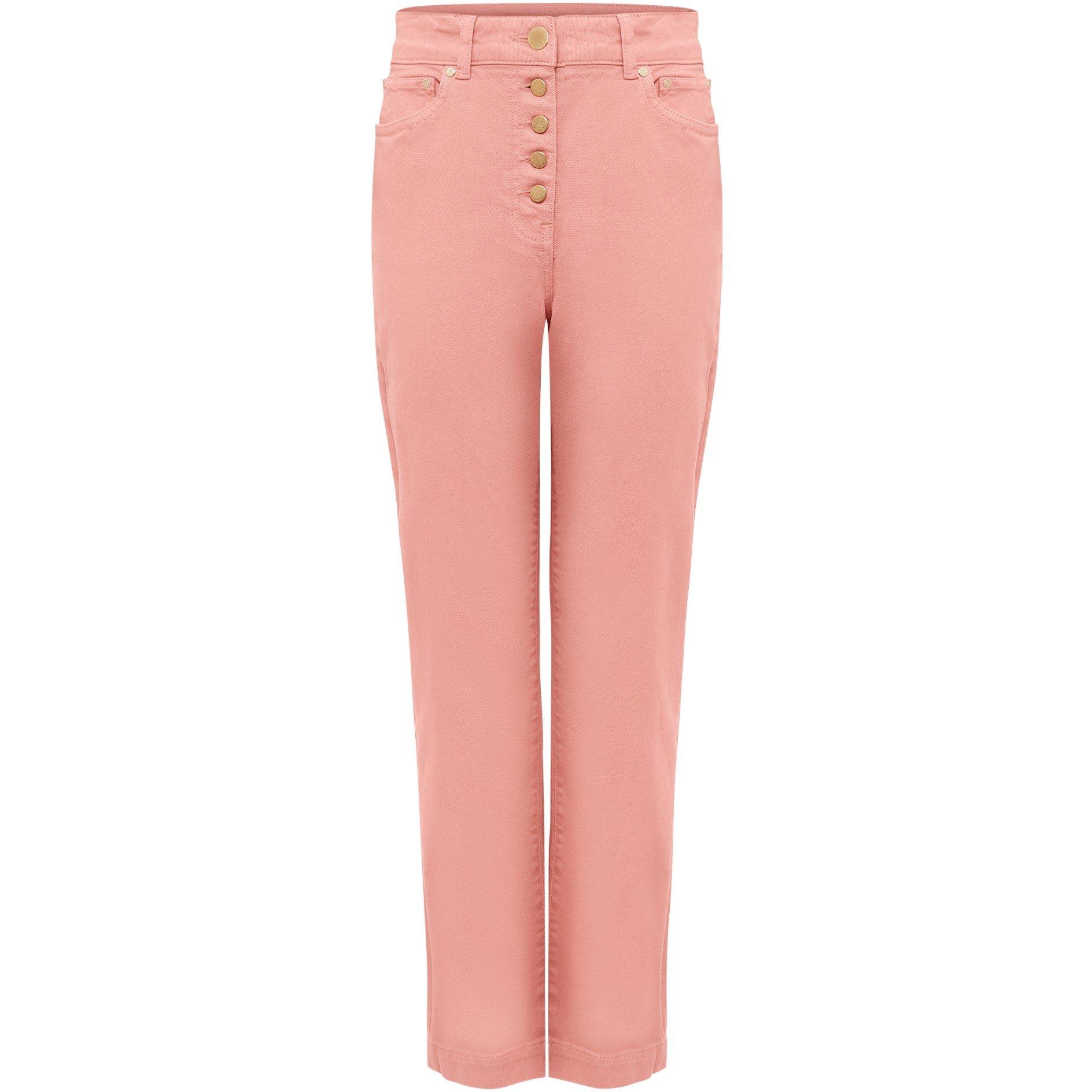 Apricot - Phase Eight - Karlie Button Through Straight Leg Jeans - 1