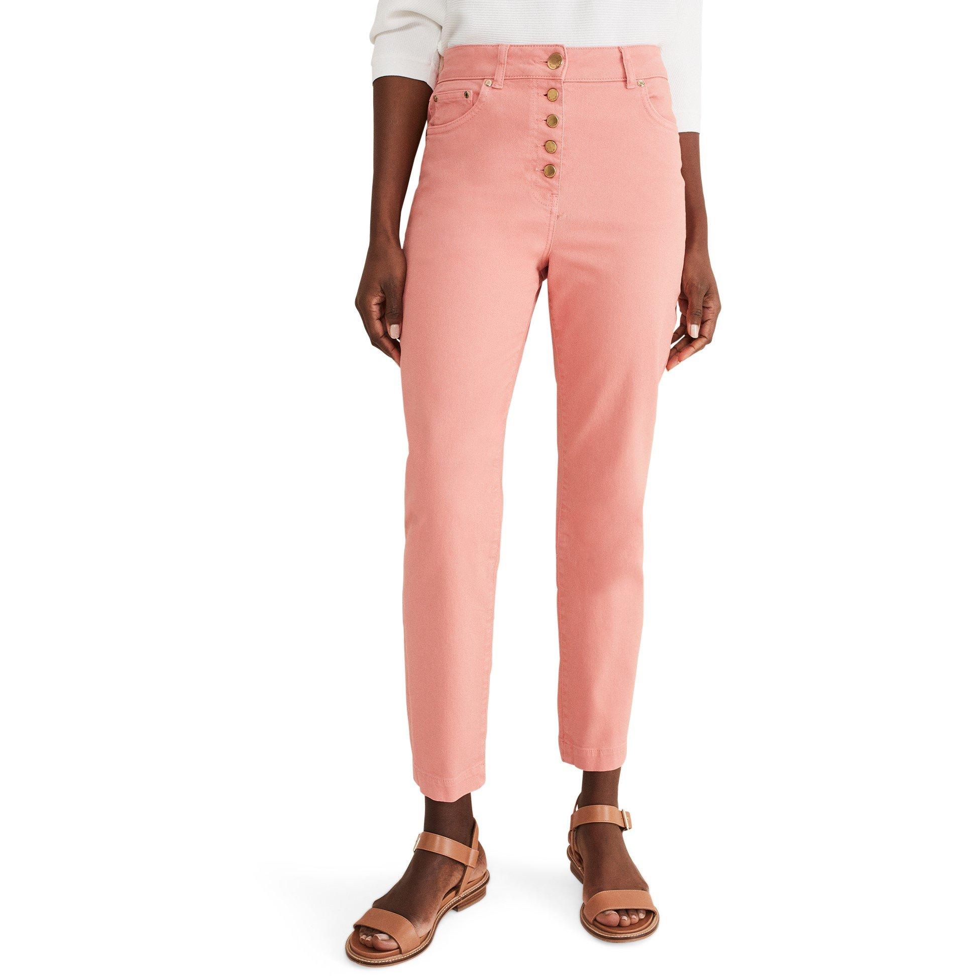 Apricot - Phase Eight - Karlie Button Through Straight Leg Jeans - 2