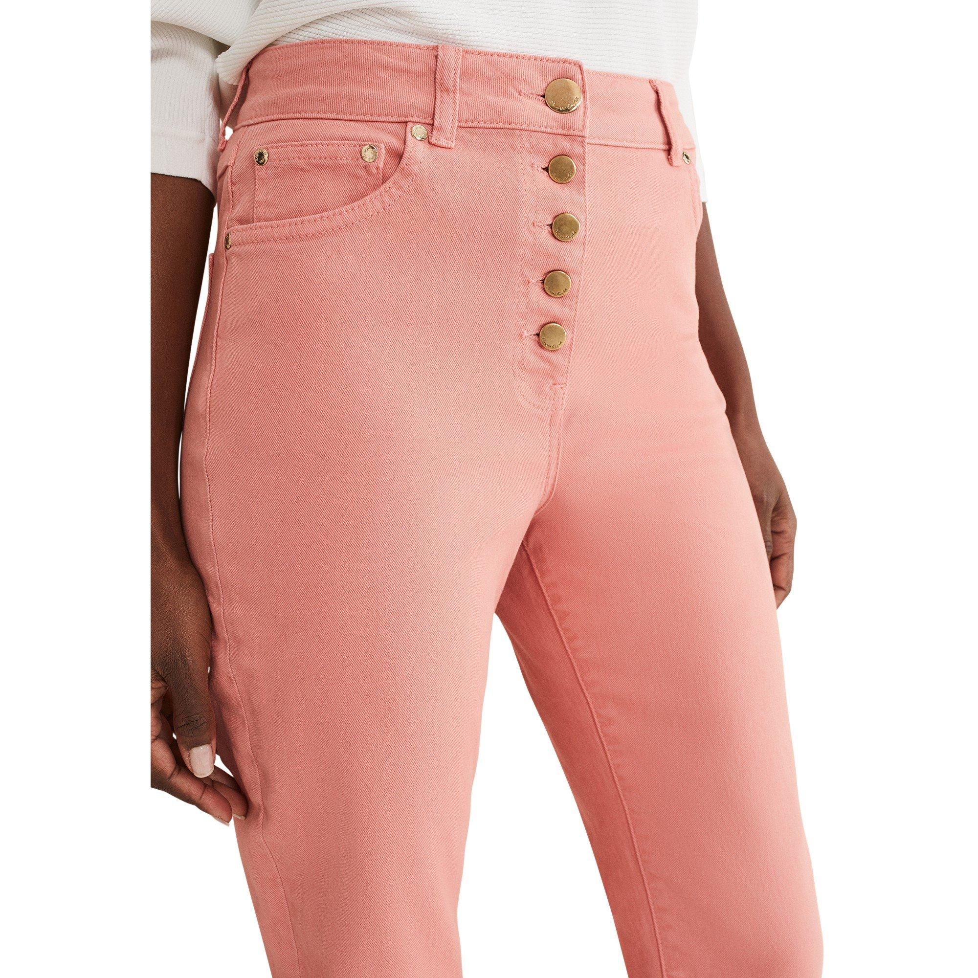 Apricot - Phase Eight - Karlie Button Through Straight Leg Jeans - 4
