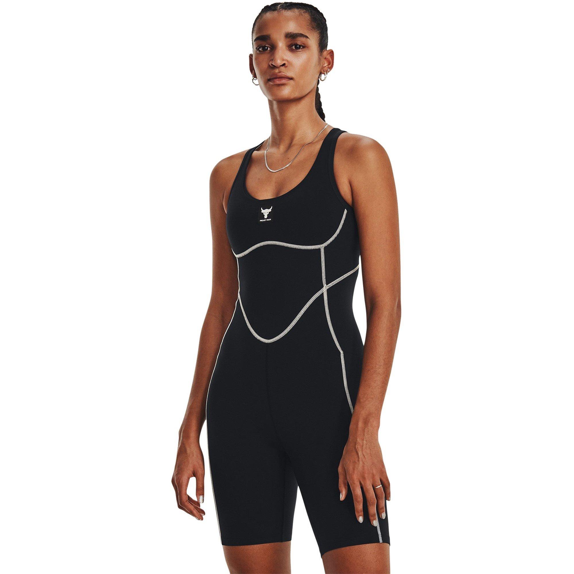 Black/Ivory - Under Armour - Project Rock Unitard Womens - 3