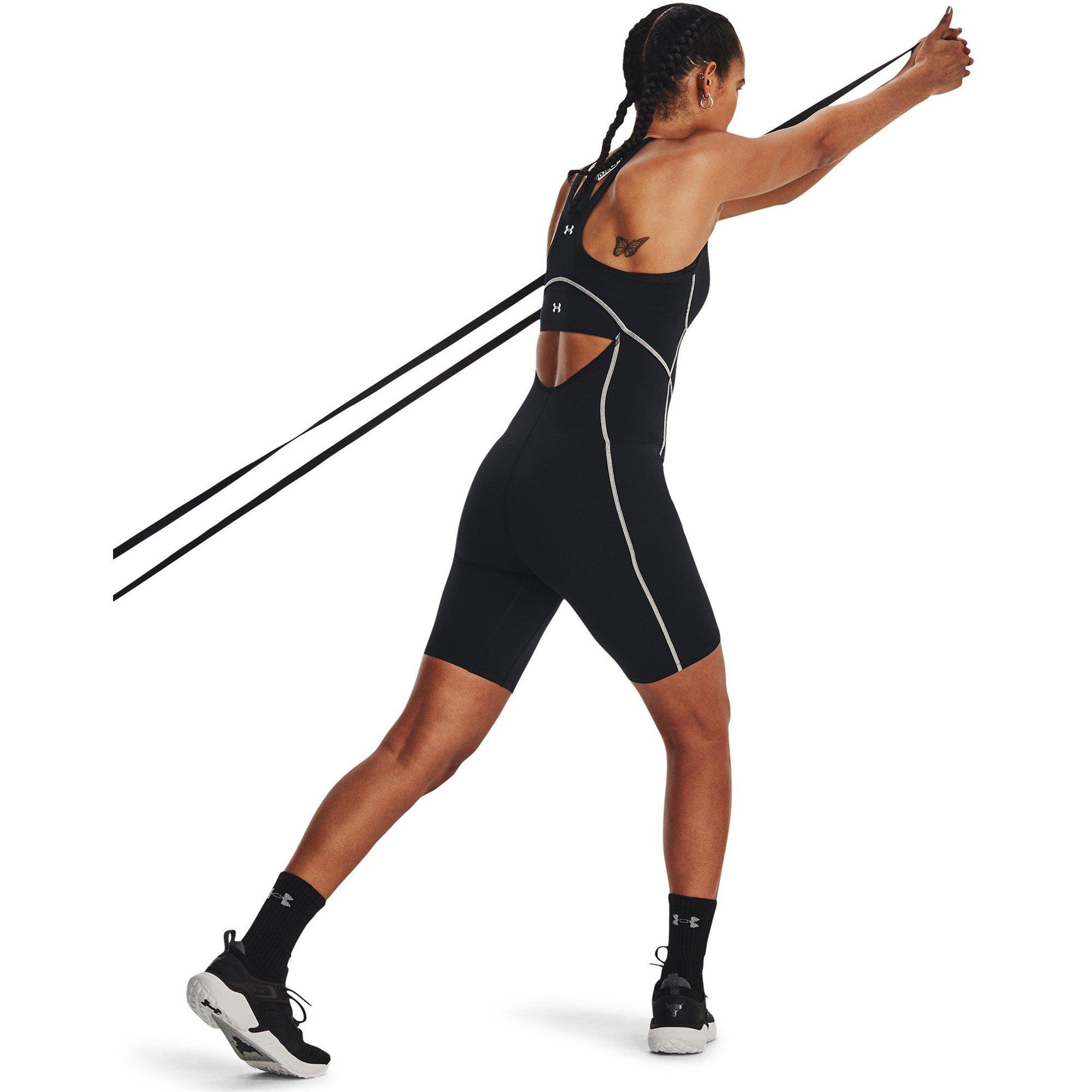 Black/Ivory - Under Armour - Project Rock Unitard Womens - 4