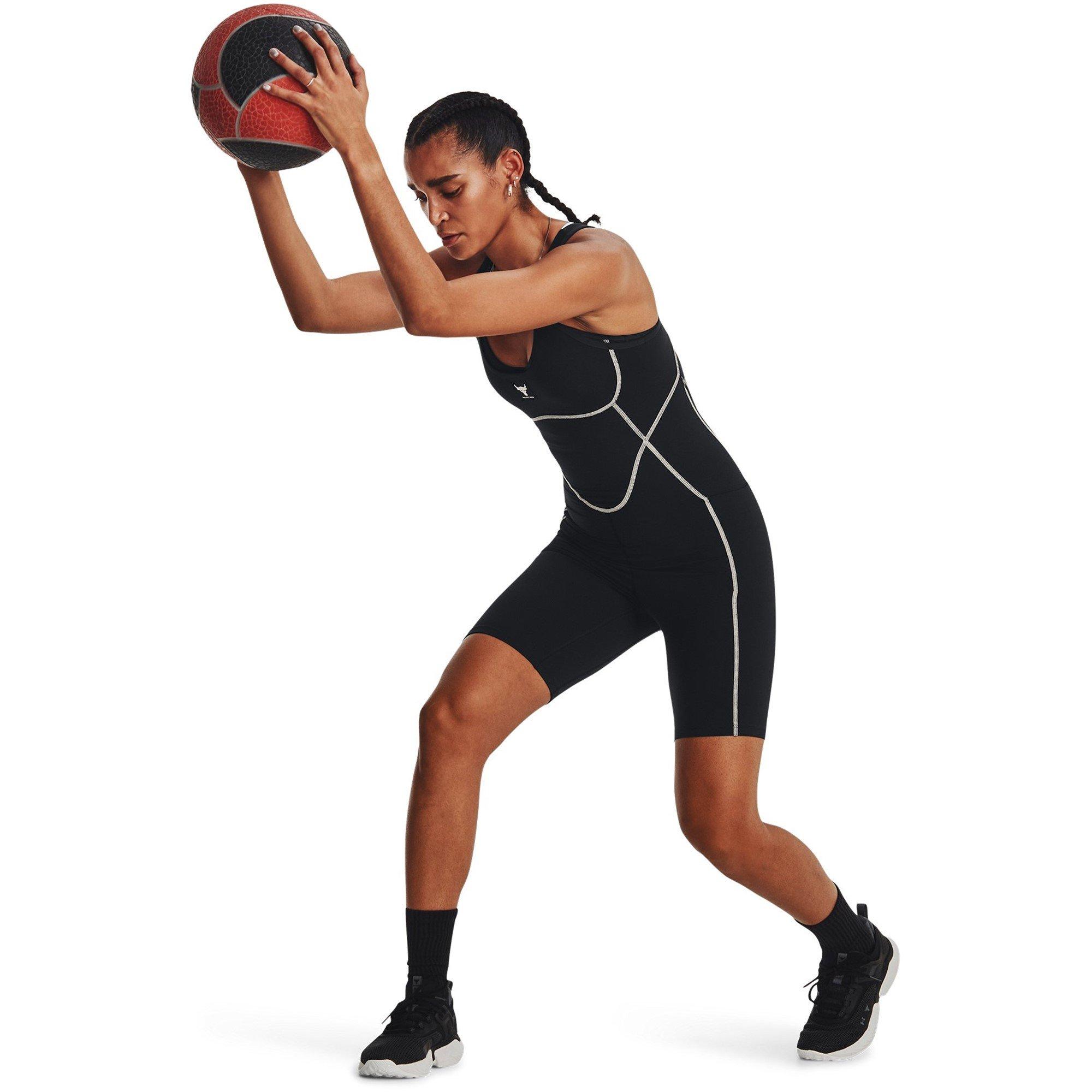 Black/Ivory - Under Armour - Project Rock Unitard Womens - 5