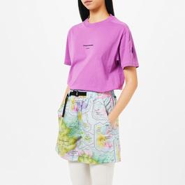 Moncler Grenoble Map Print Paperbag Shorts