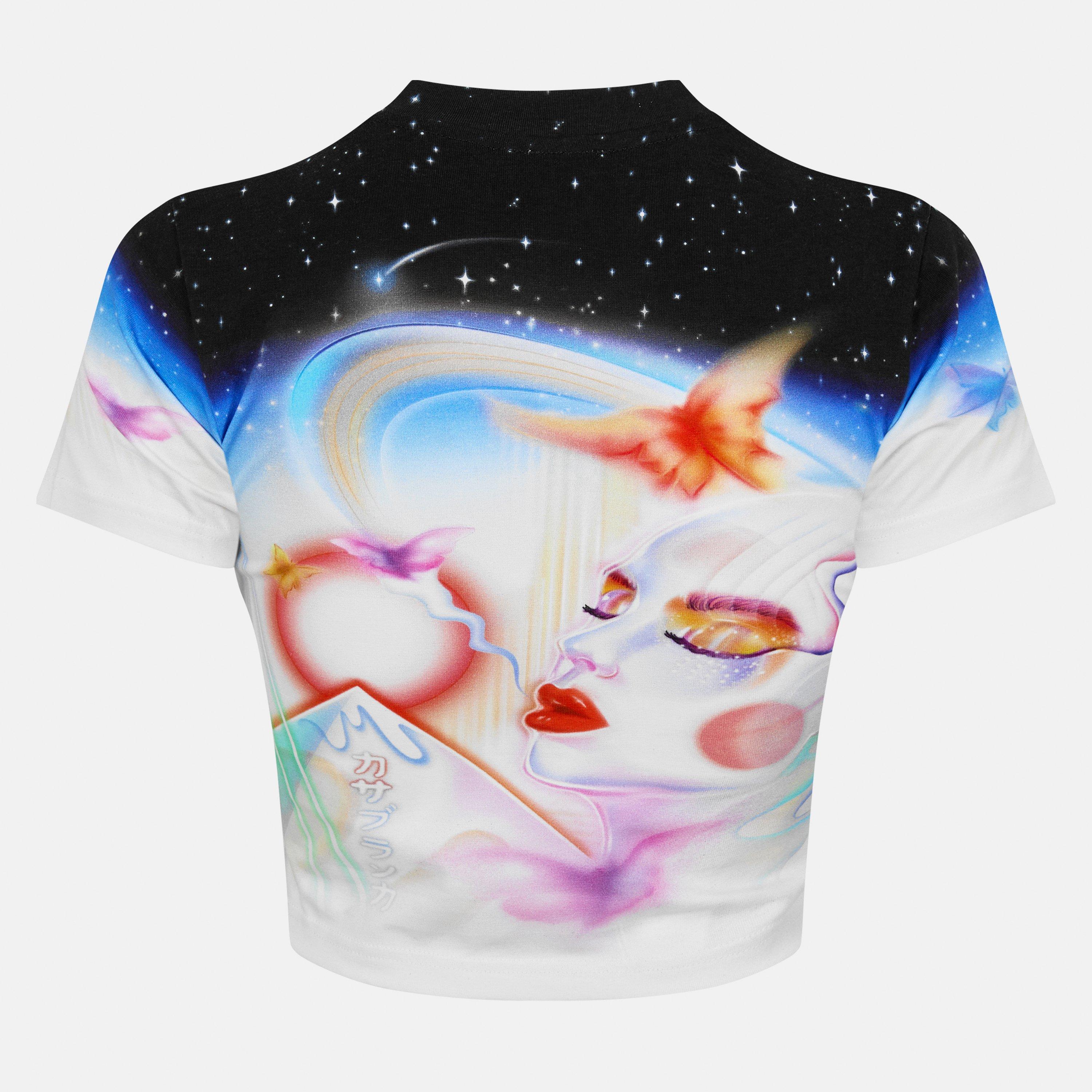 Multi - Casablanca - Women's Casa Galactic Baby Tee - 2