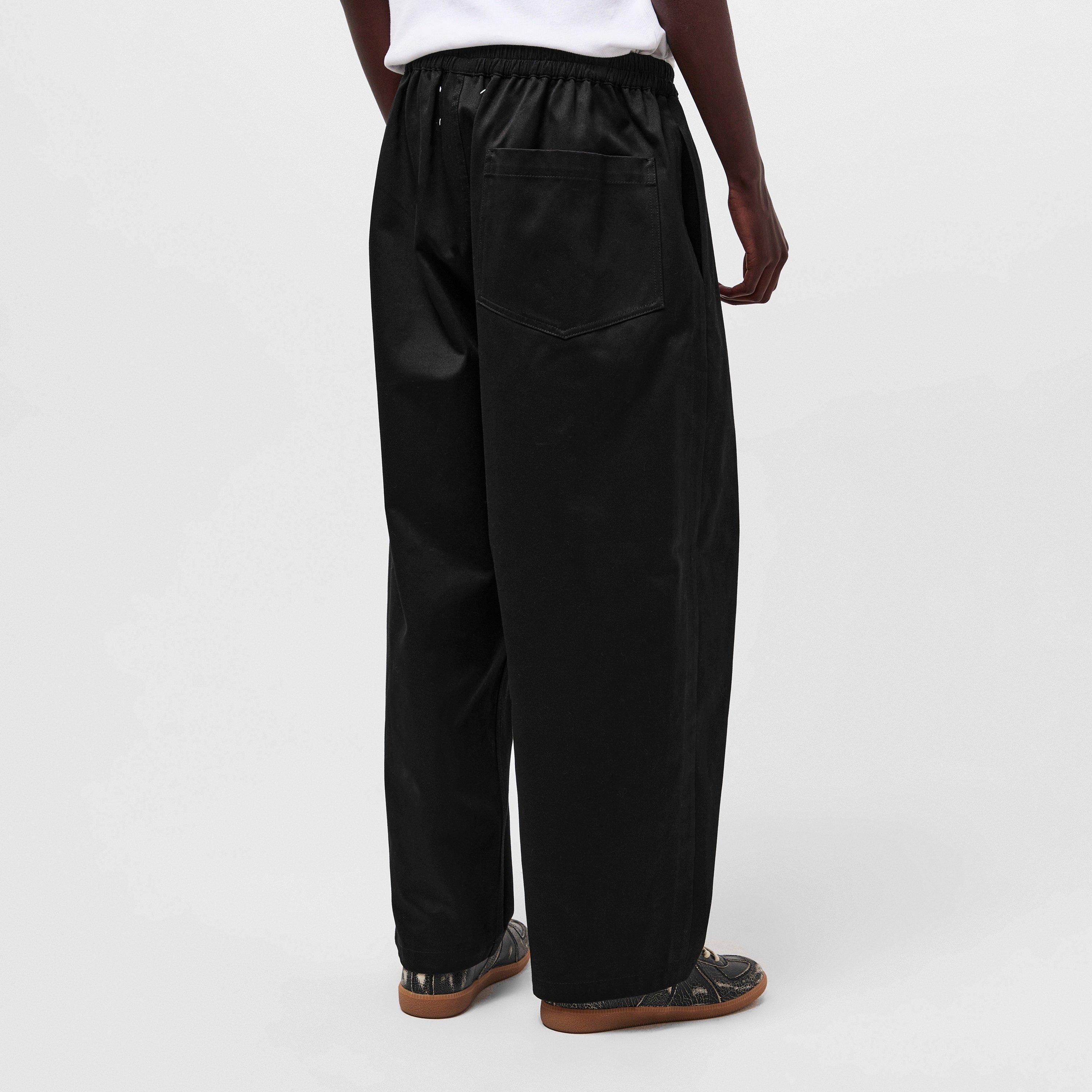 Black - Maison Margiela - Men's Contemporary Fit Pleated Trousers - 4