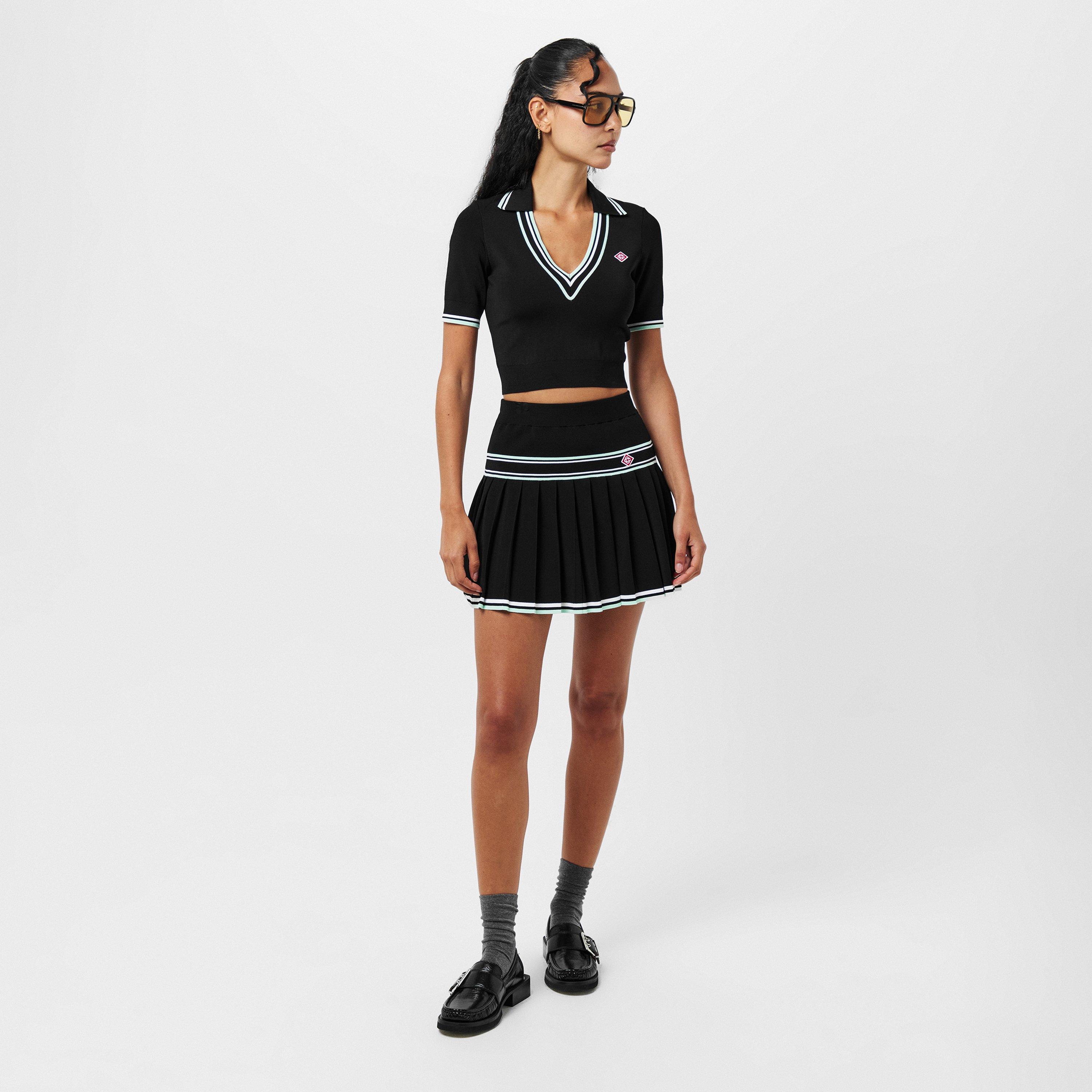 Black - Casablanca - Women's Casa Viscose Mini Skirt - 6