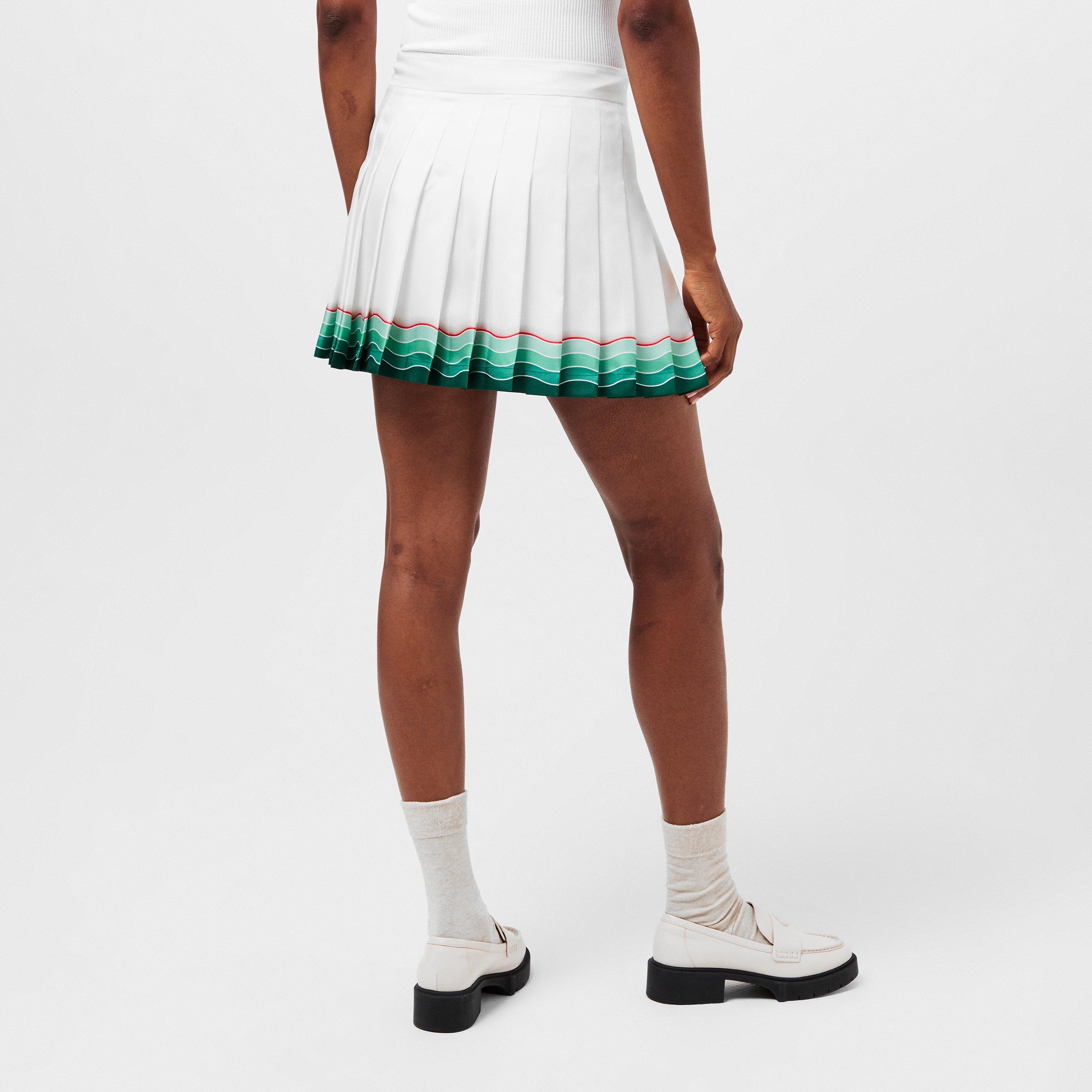 White - Casablanca - Women's Casa Pleat Mini Skirt - 4