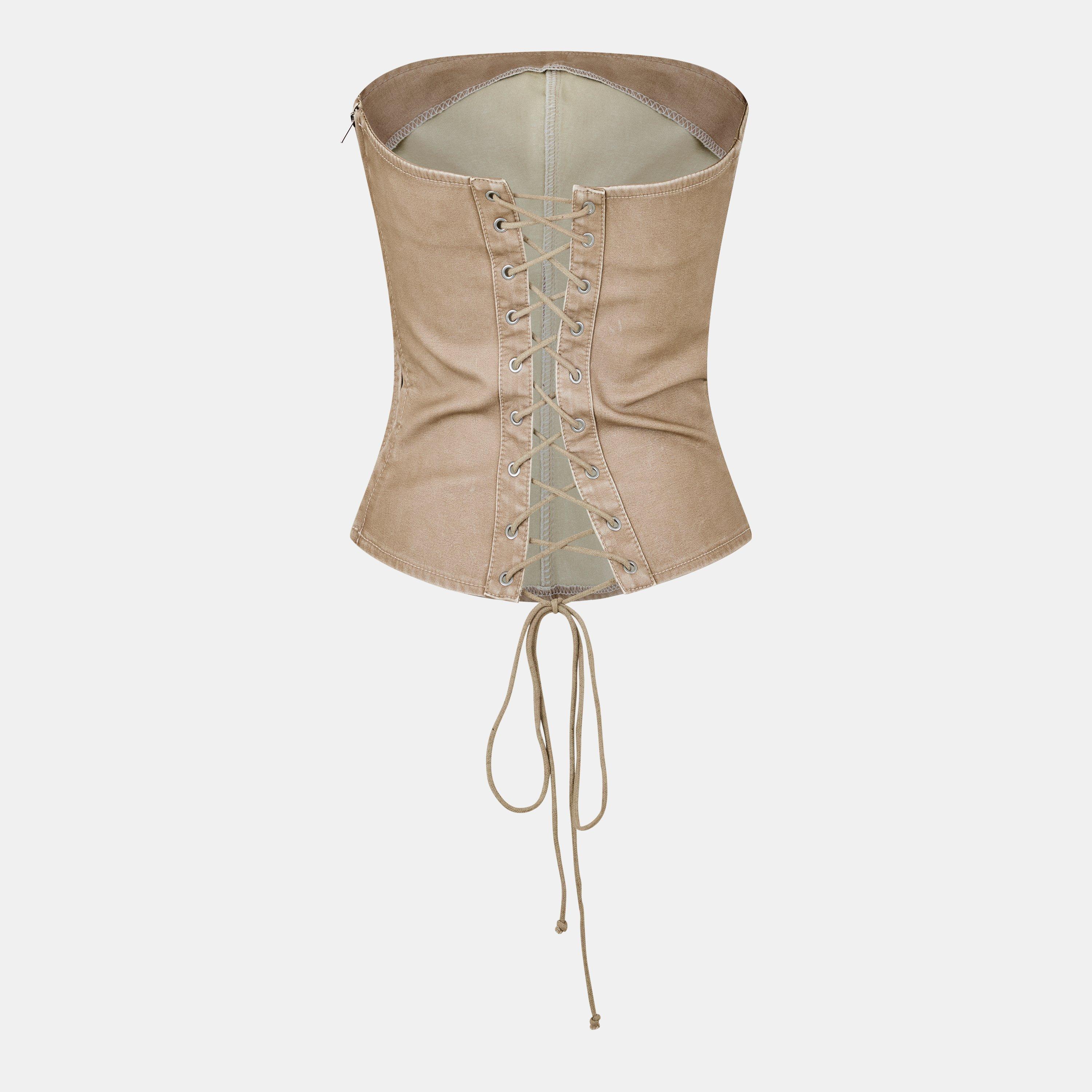 Light Brown - Mars The Label - Zeda Corset - 2