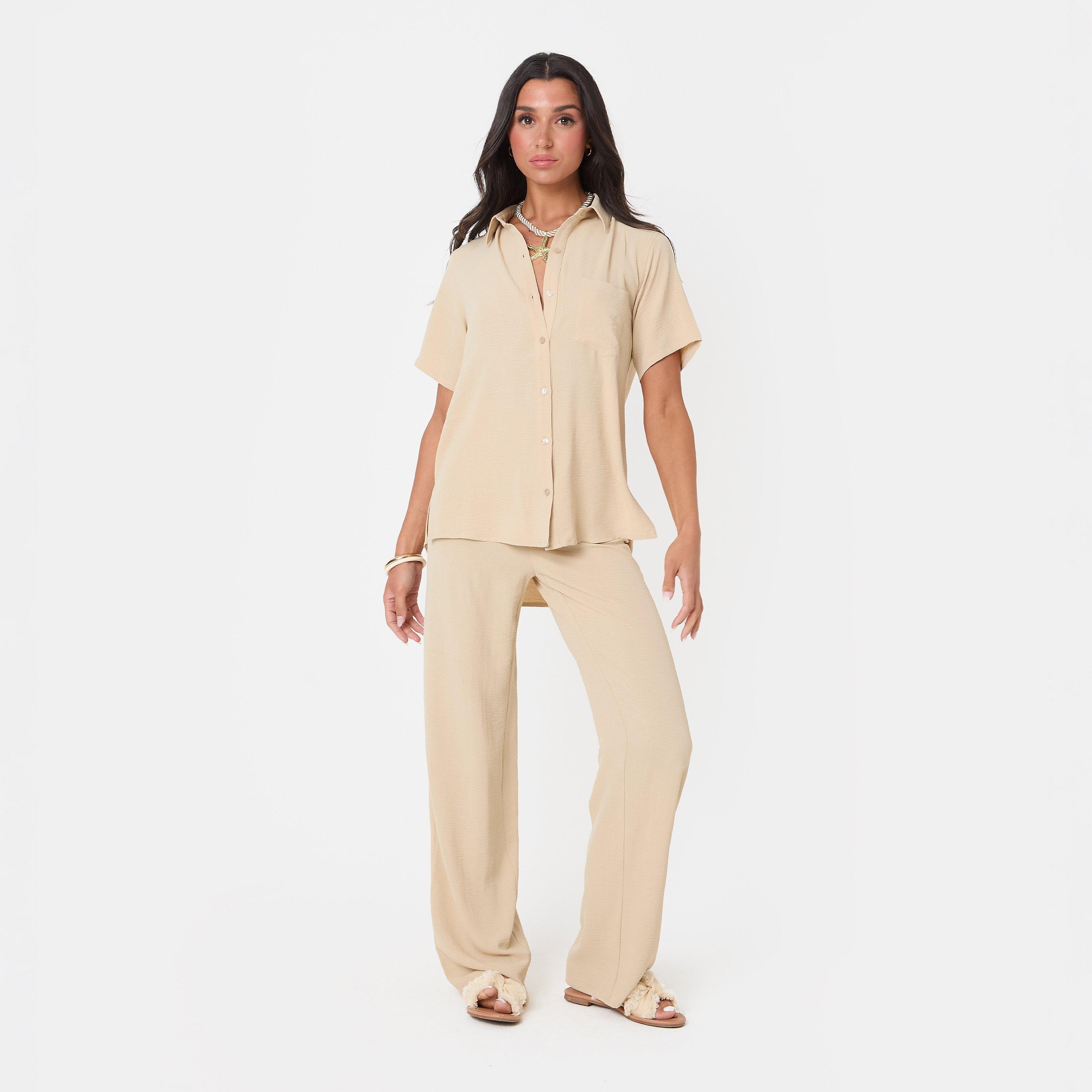 Neutral - I Saw It First - Soft Crepe Wide Leg Trousers - 1