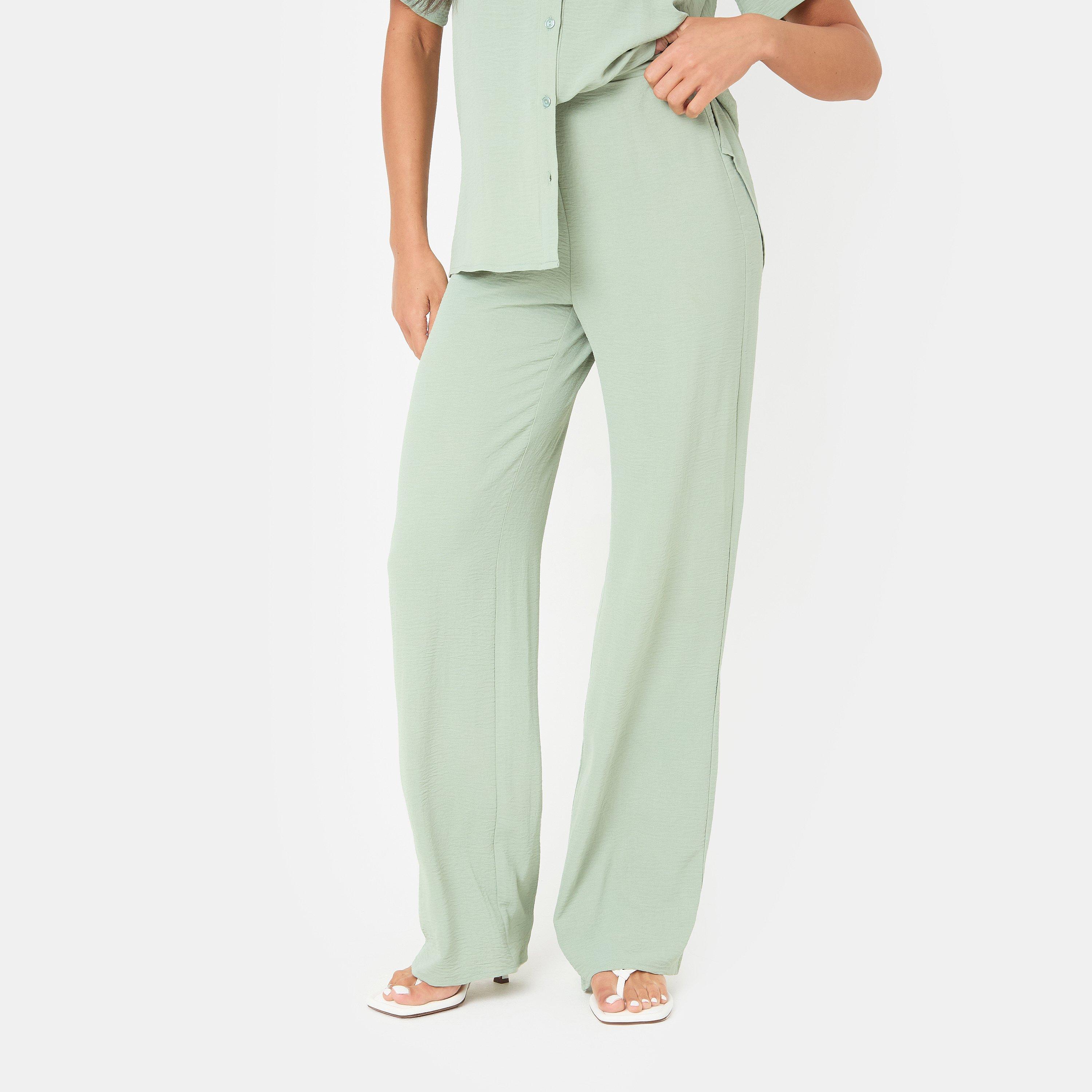 Sage - I Saw It First - Soft Crepe Wide Leg Trousers - 3