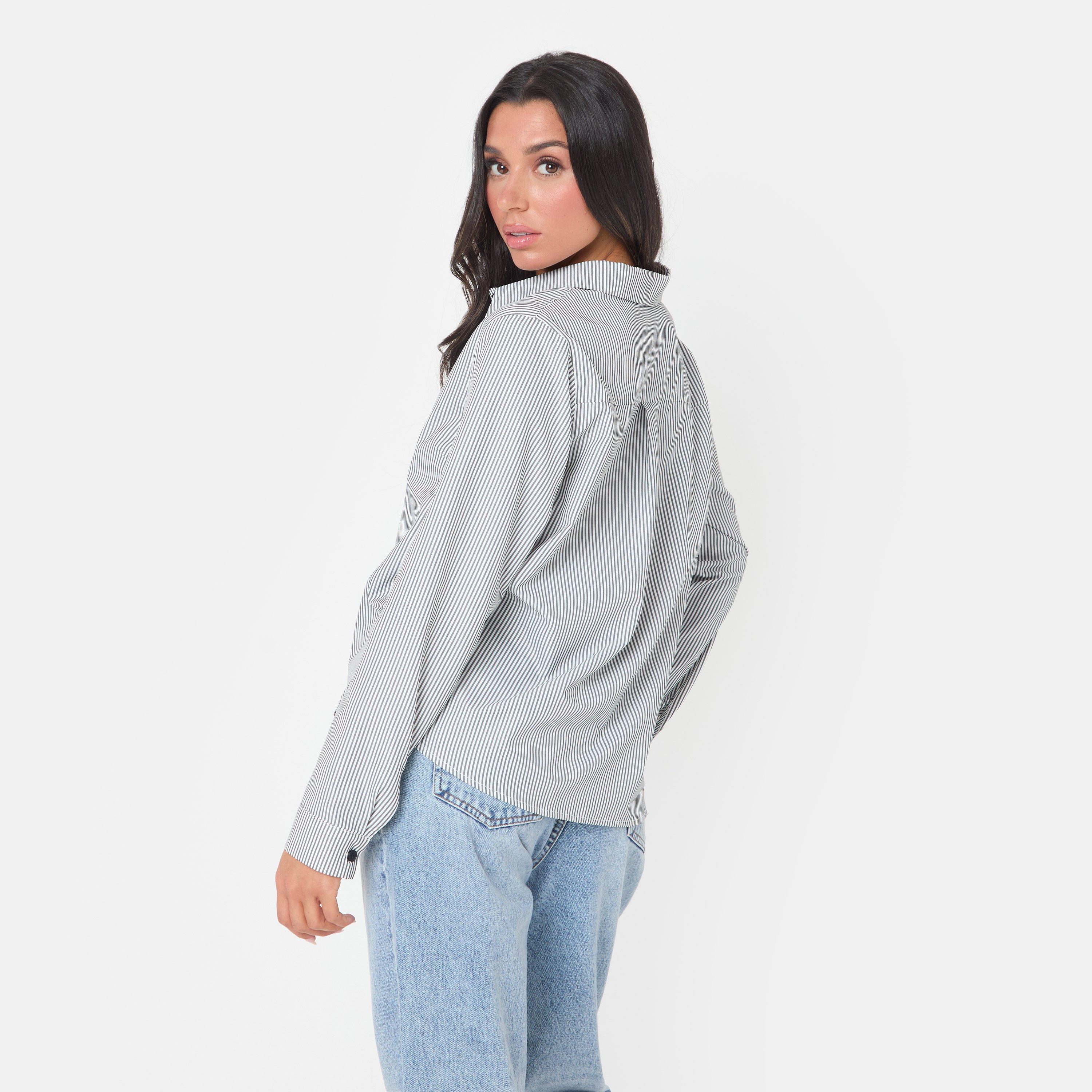 Blk/Wht Stripe - I Saw It First - Stripe Shirt - 5