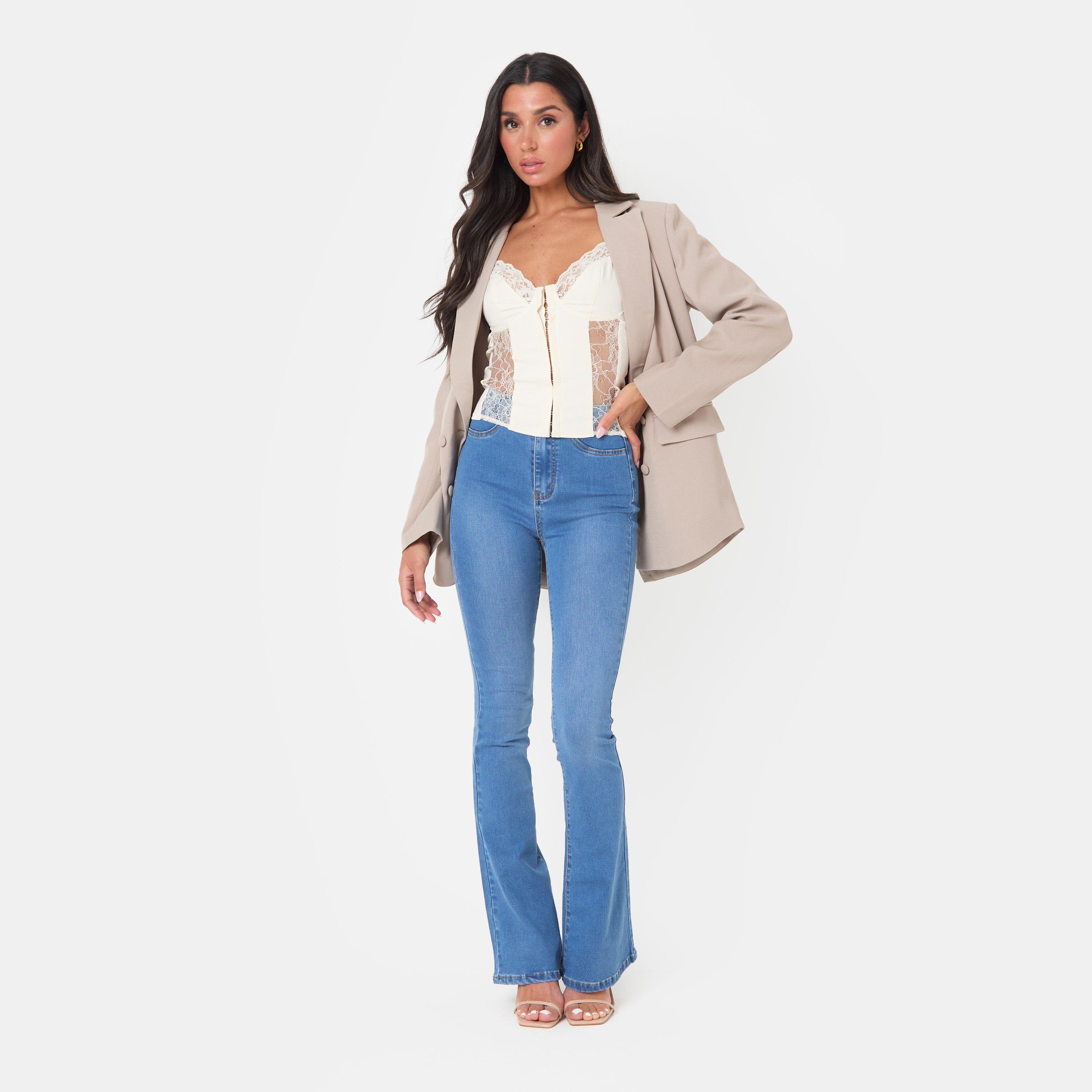 Cream - I Saw It First - Lace Corset Top - 5