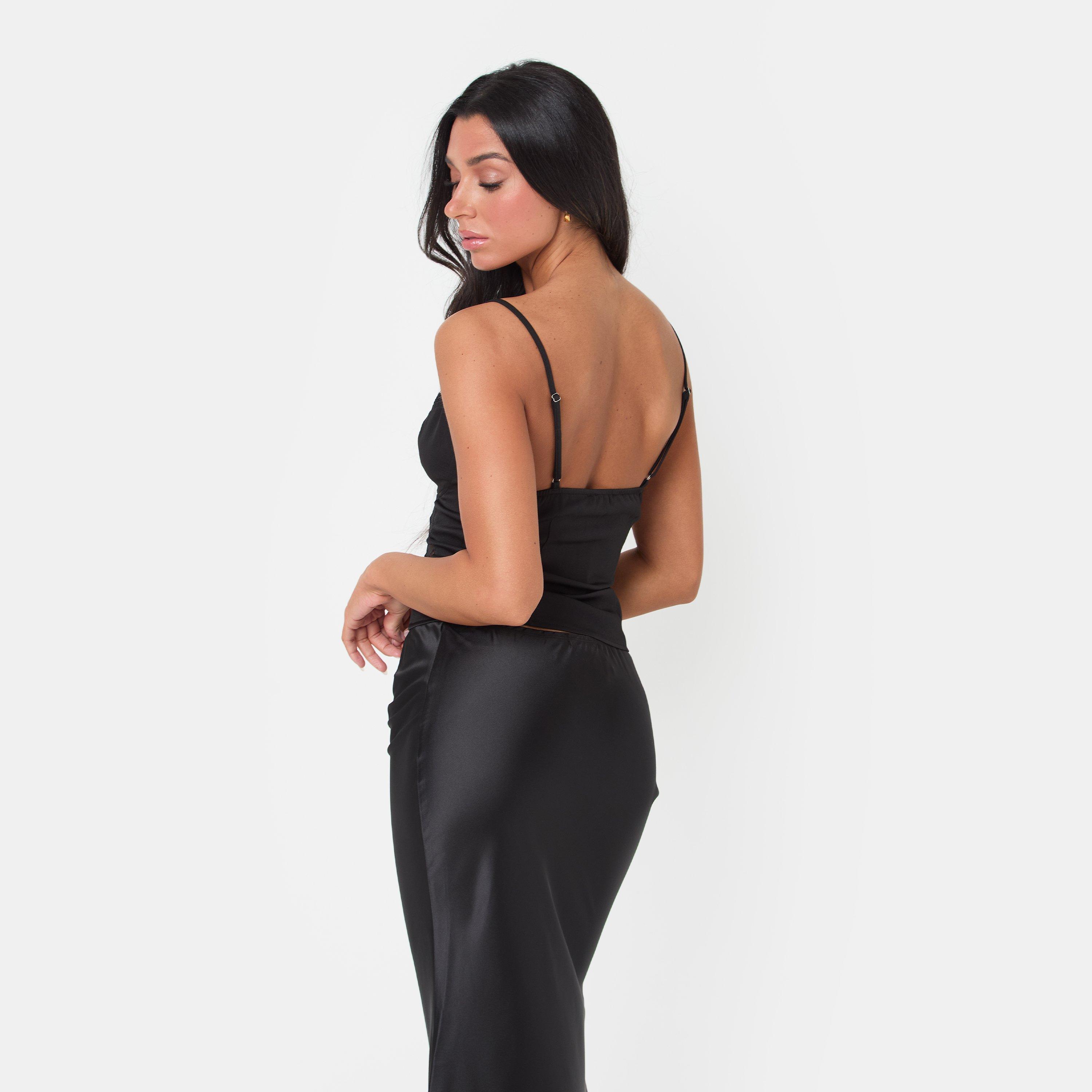 Black - I Saw It First - Lace Corset Top - 4