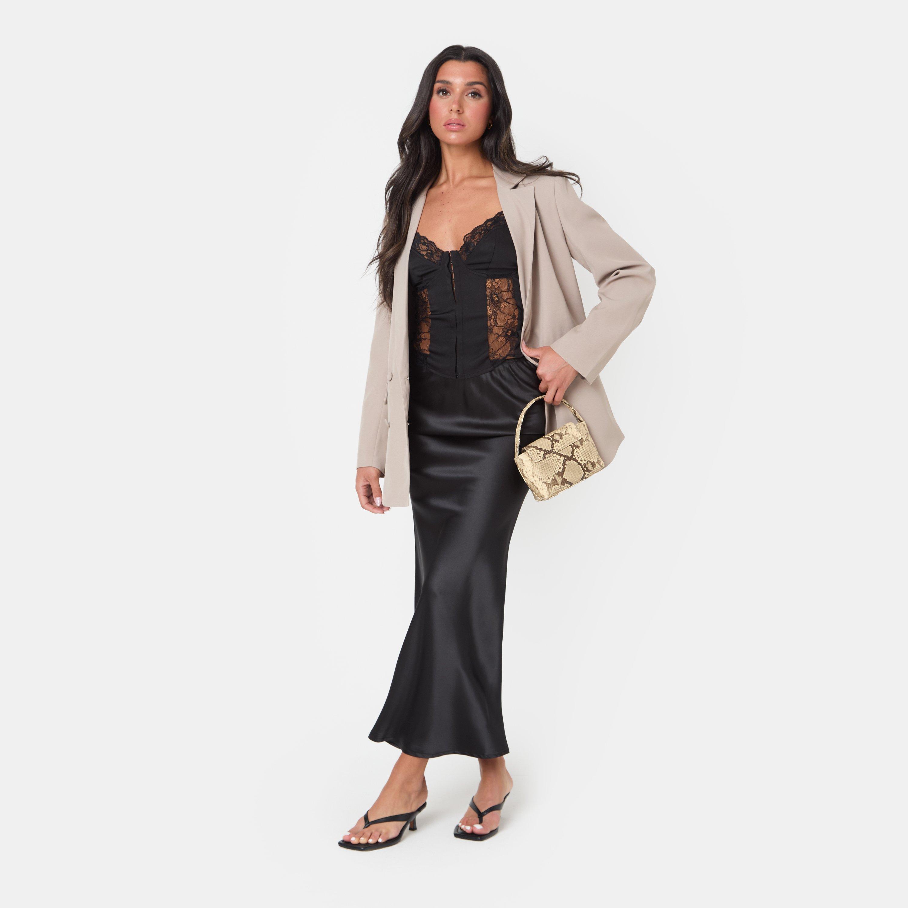 Black - I Saw It First - Lace Corset Top - 5