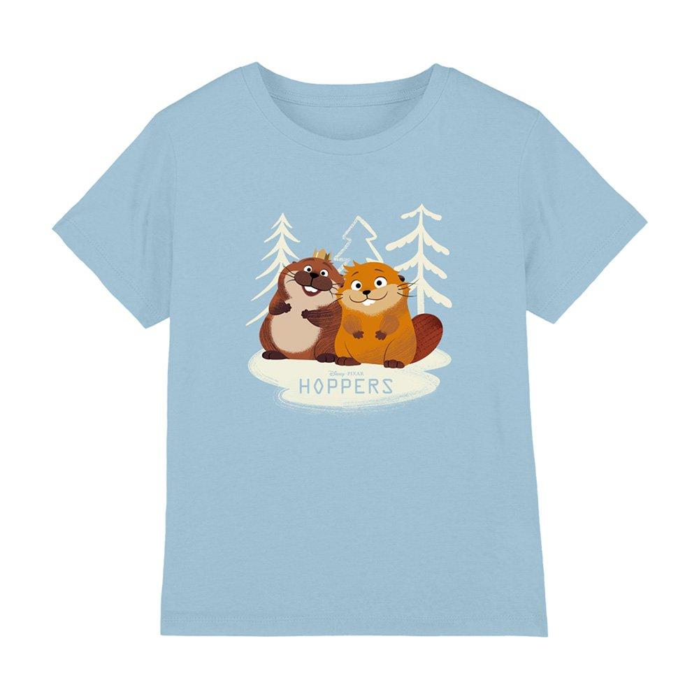 Light Blue - Disney - Hoppers Mabel And King George Kids T Shirt Light - 1