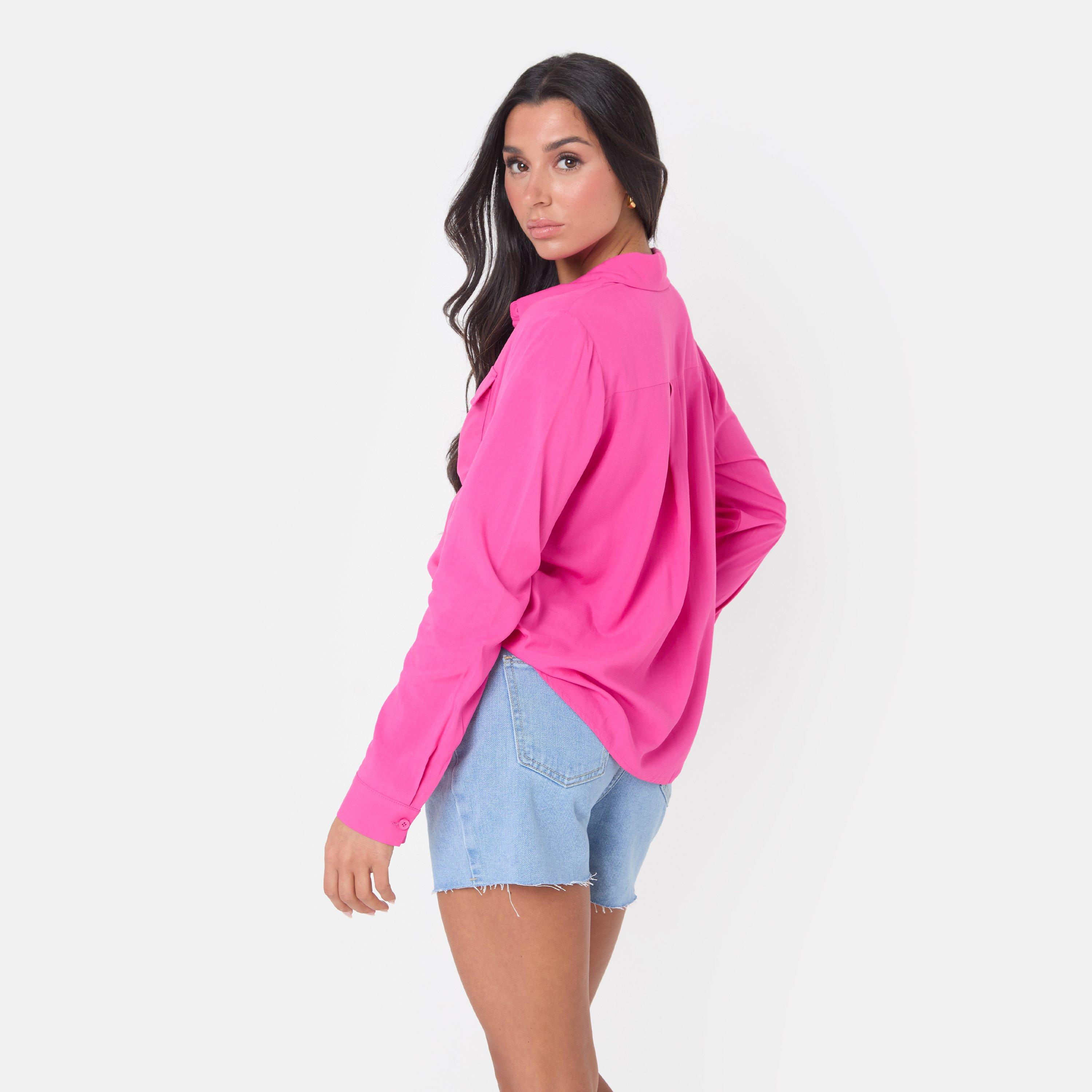 Hot Pink - I Saw It First - Soft Woven Shirt - 3