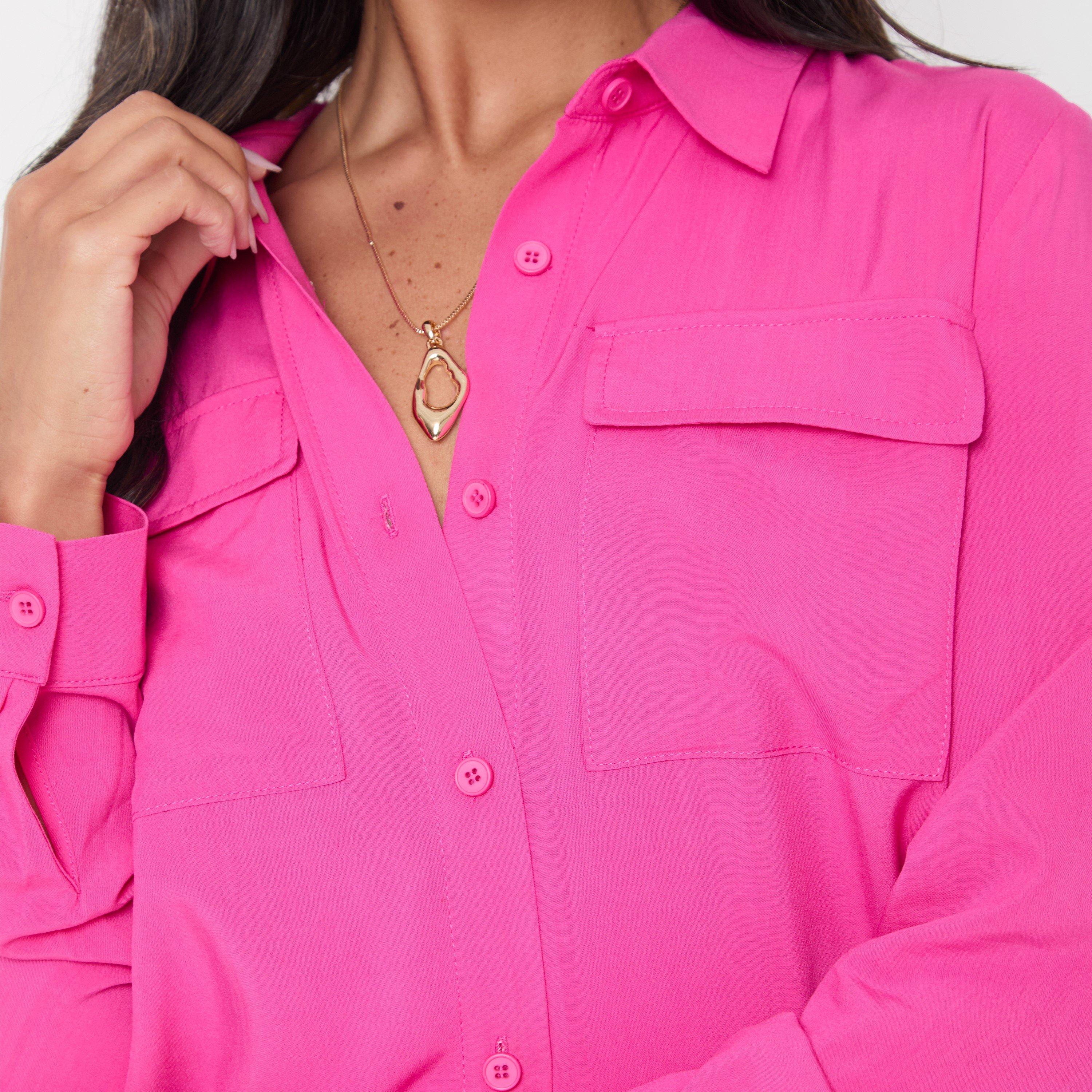 Hot Pink - I Saw It First - Soft Woven Shirt - 4