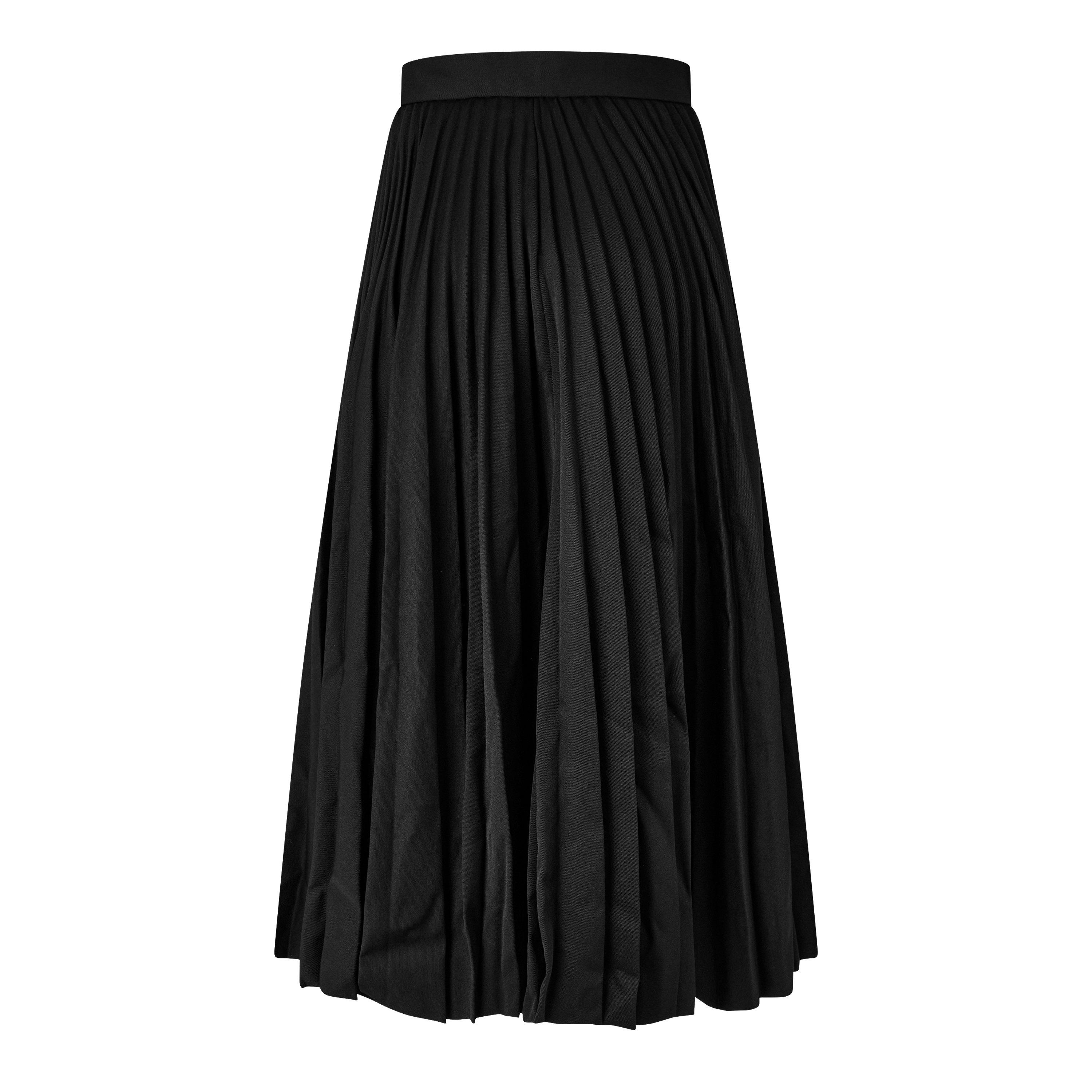 Black - Balenciaga - Creased Pleated Skirt - 2