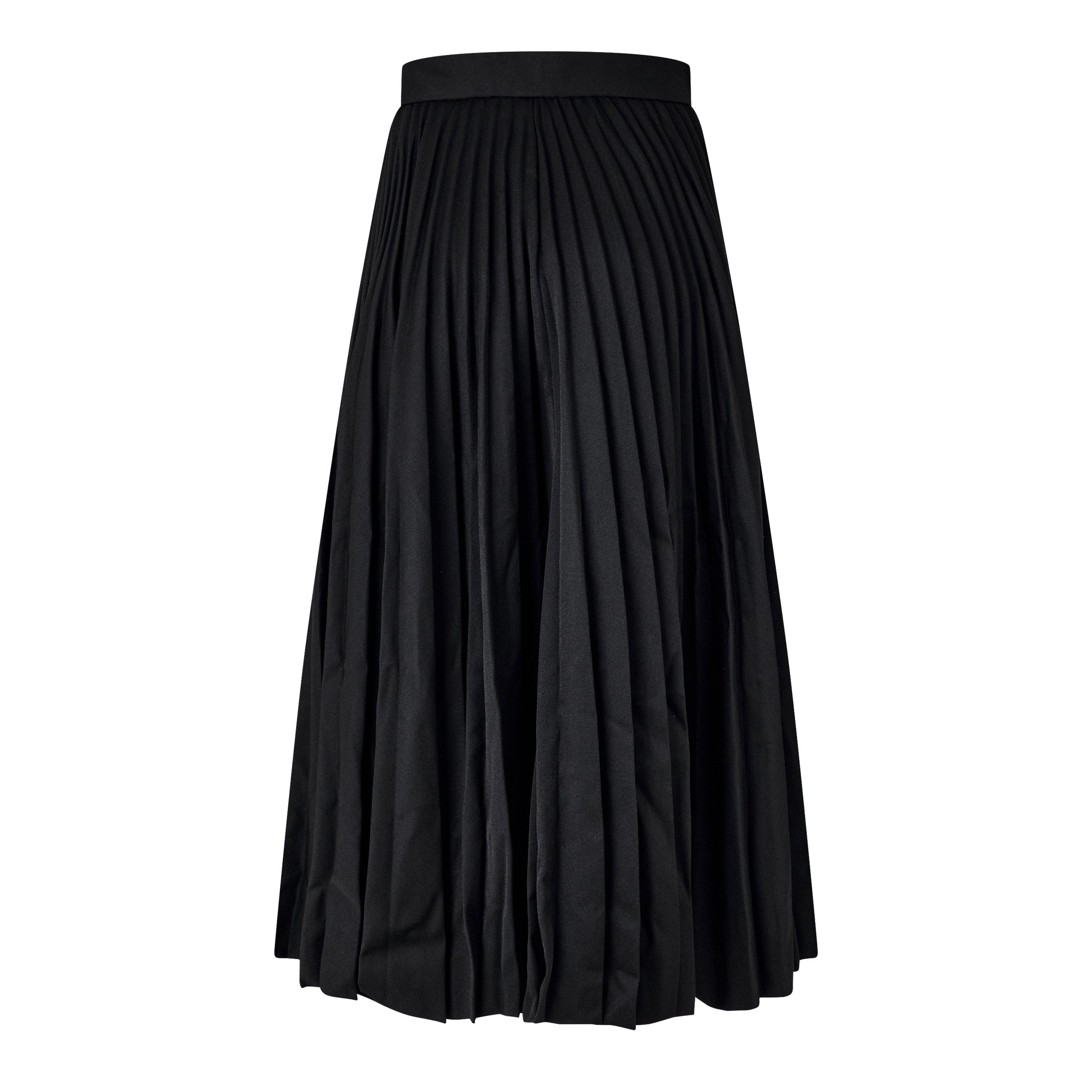Black - Balenciaga - Creased Pleated Skirt - 6