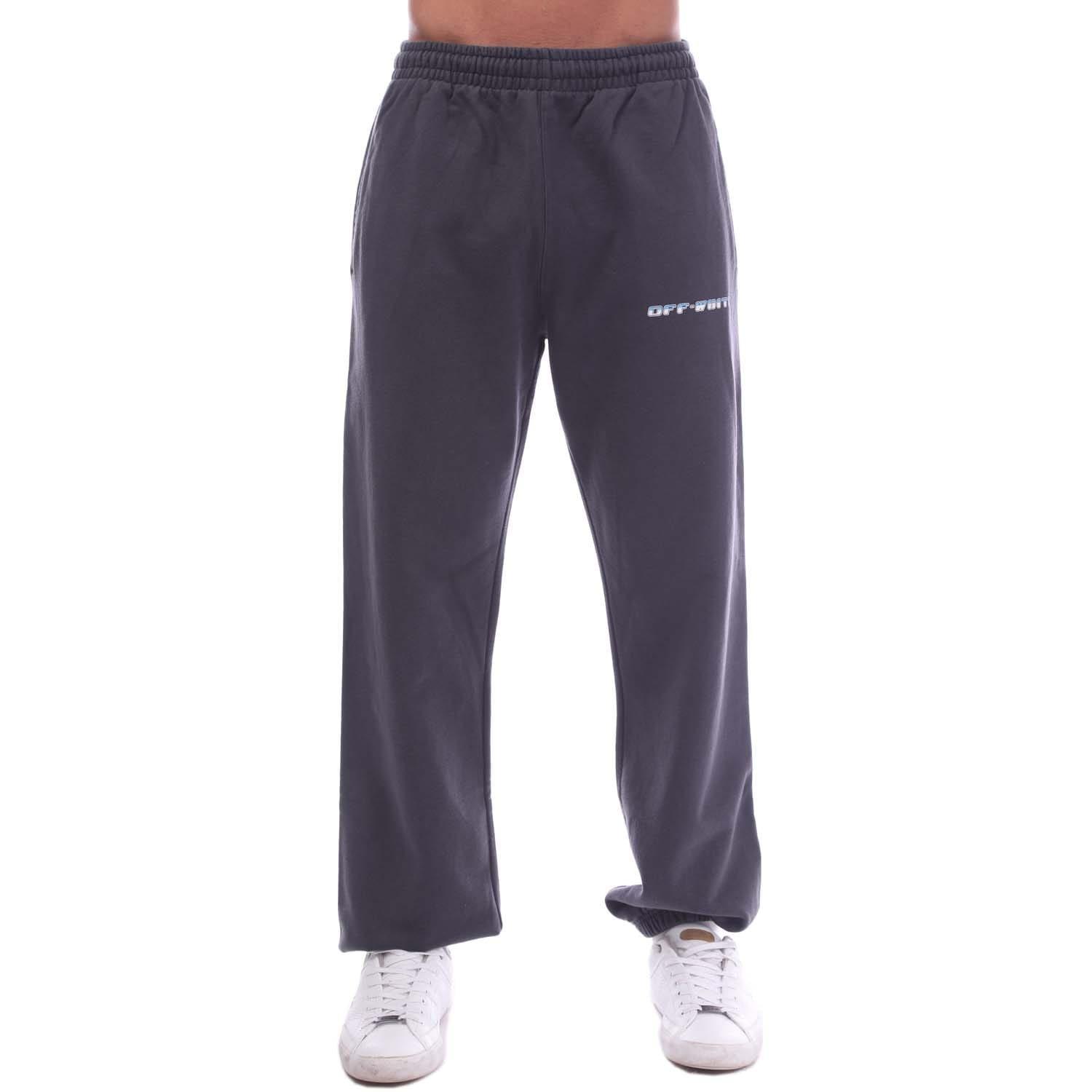 Navy - Off White - Between Arrow Slim Sweatpants - 1