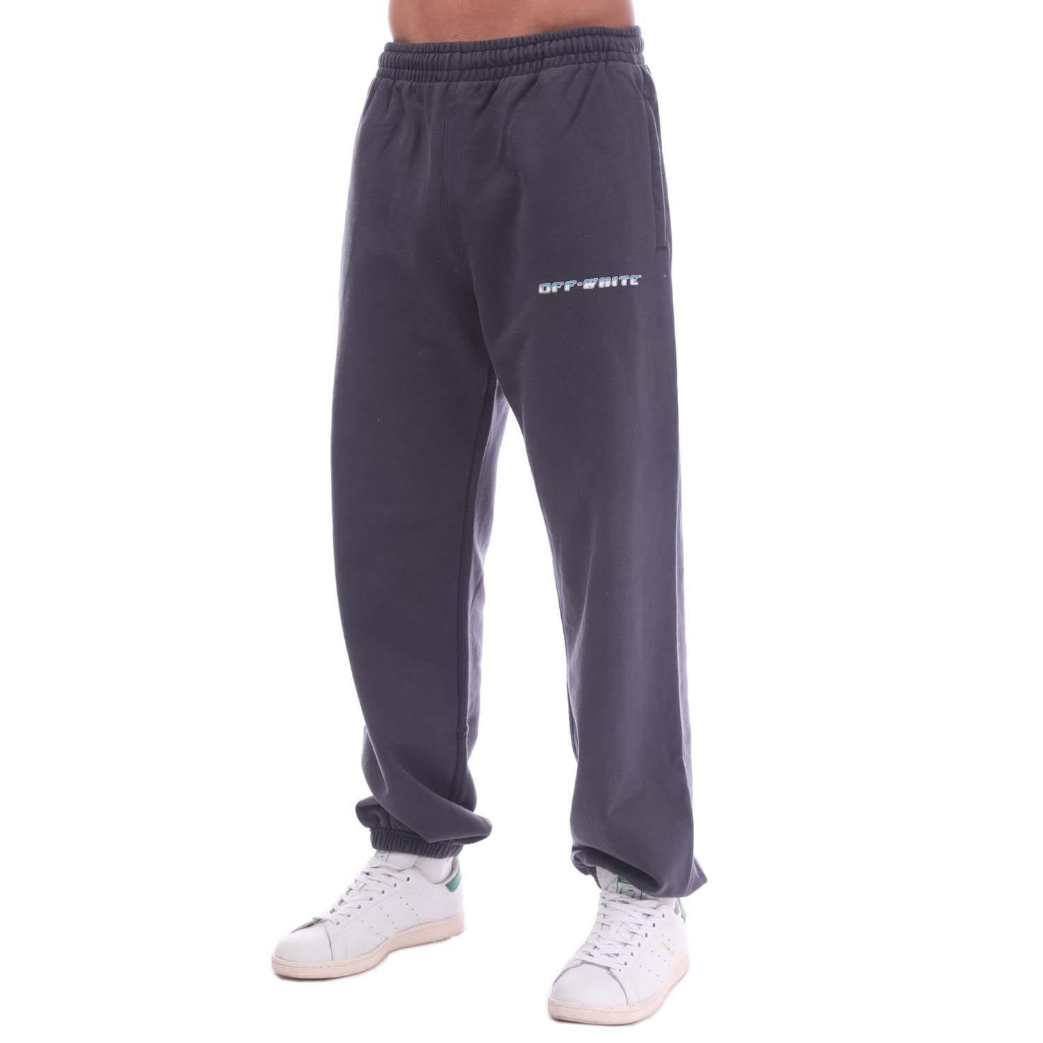 Navy - Off White - Between Arrow Slim Sweatpants - 3