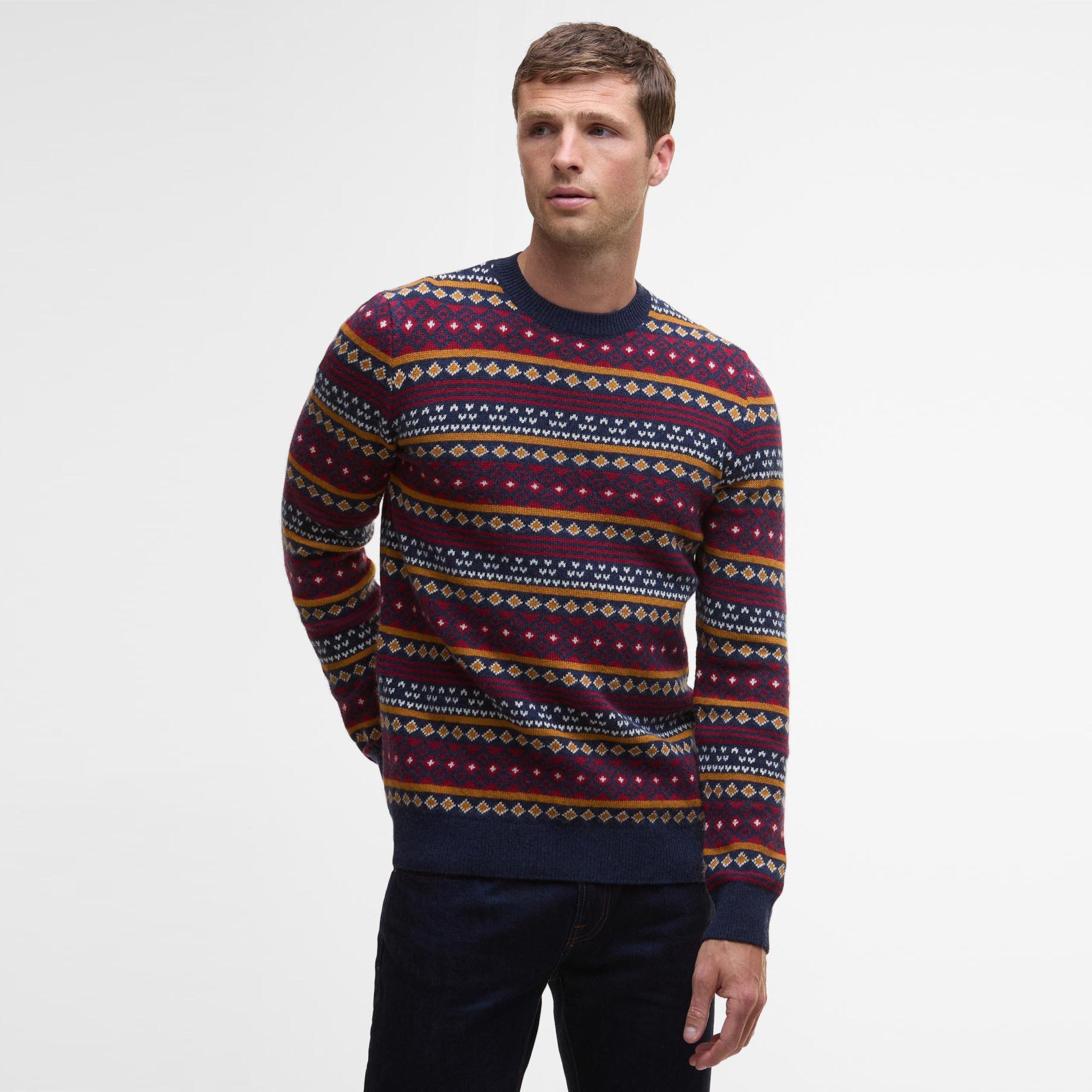 Navy NY91 - Barbour - Easdale Crew Neck Jumper - 2